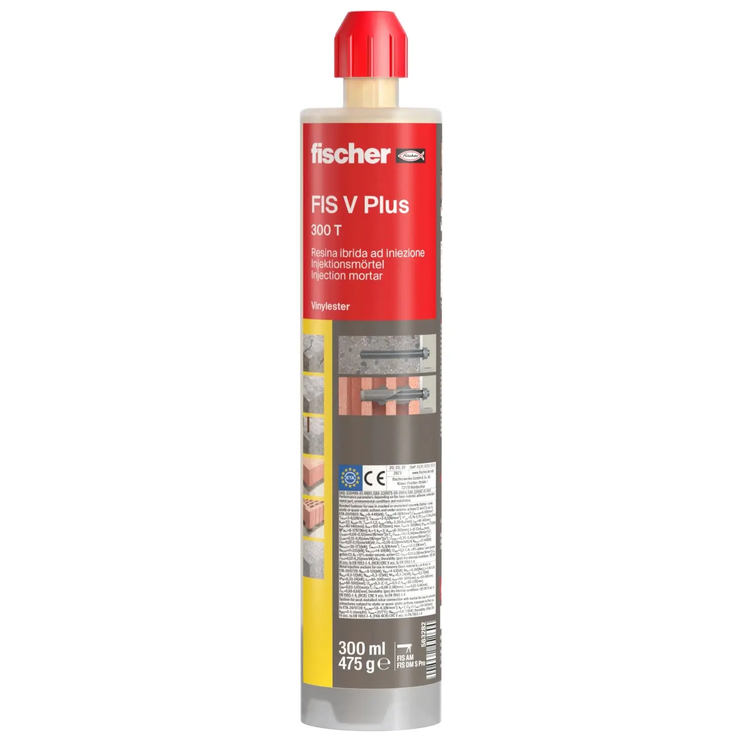Fischer Injektážní chemická malta FIS V Plus 300 T, 300 ml
