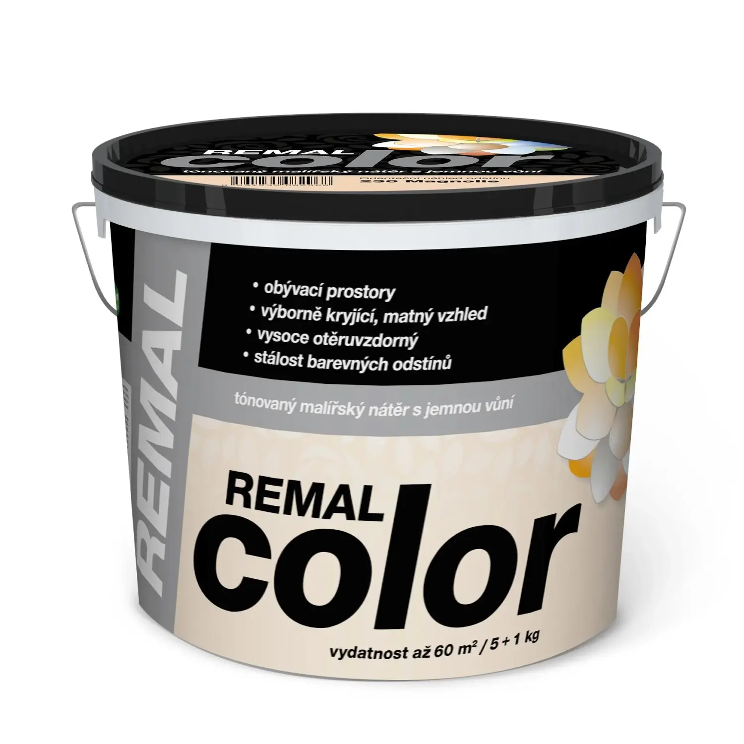 REMAL Color Tónovaný malířský nátěr s jemnou vůní, 230 Magnolie, 5 + 1 kg