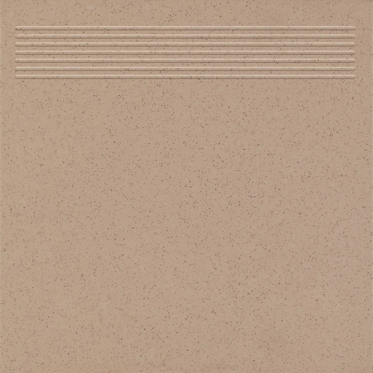 Cersanit Schodovka K300 Dark Beige hladká matná 30 x 30 cm
