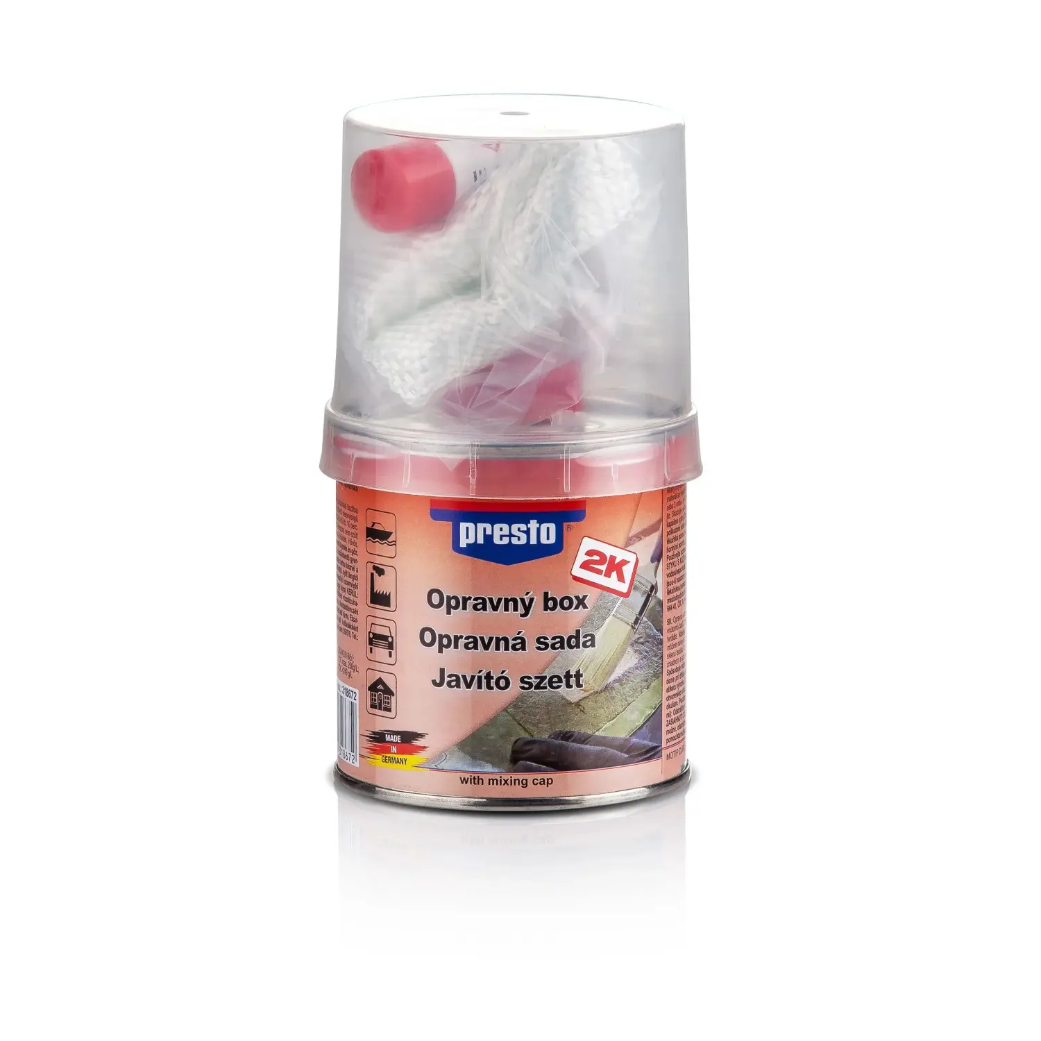 Presto Opravná sada s pryskyřicí 250 g