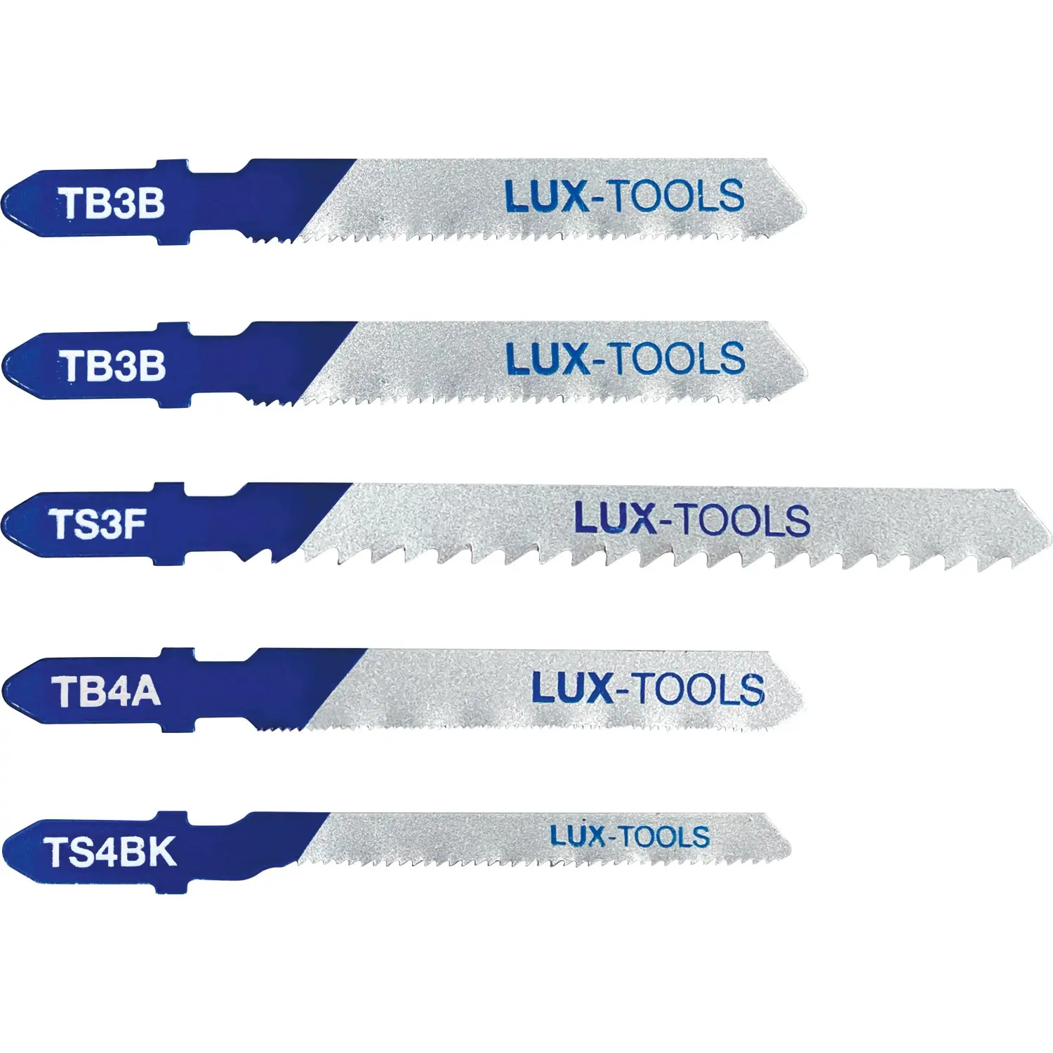 LUX-TOOLS Sada pilových listů do přímočaré pily do kovu, 5dílná