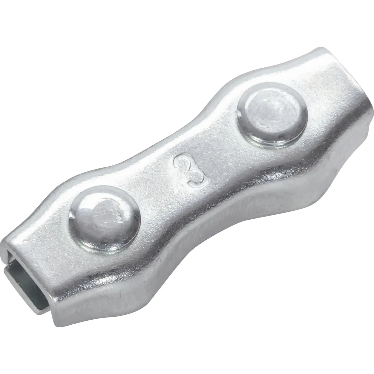 LUX-TOOLS Lanová svorka Duplex pozinkovaná ocel, 1 ks, pro lana o pr. 4-6 mm