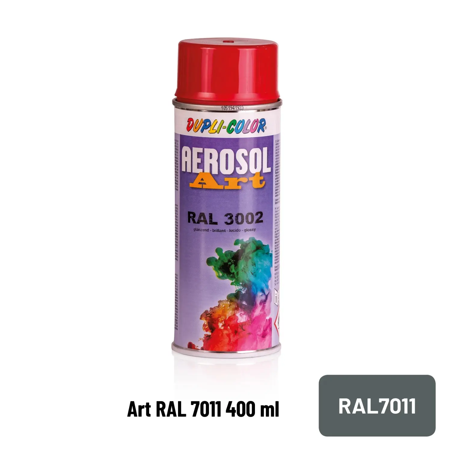 DUPLI-COLOR Lak ve spreji AEROSOL ART (7011) ocelová šedá 400 ml