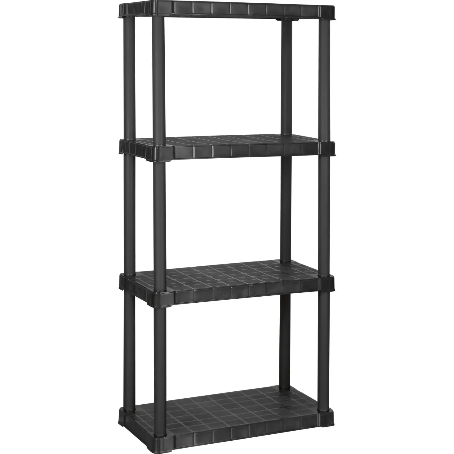 OBI Plastový zásuvný regál černý 132 x 60 x 30 cm, vel. XS