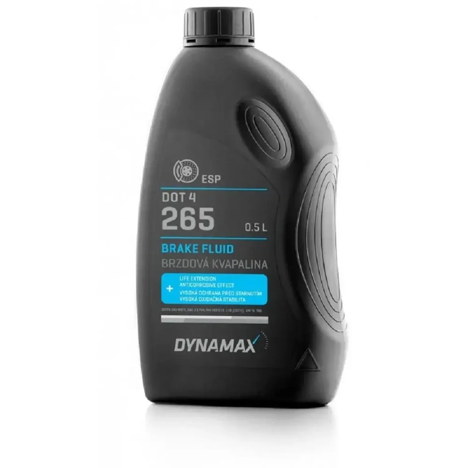 DYNAMAX Brzdová kapalina Stop 265 DOT4 ESP, 0,5 l