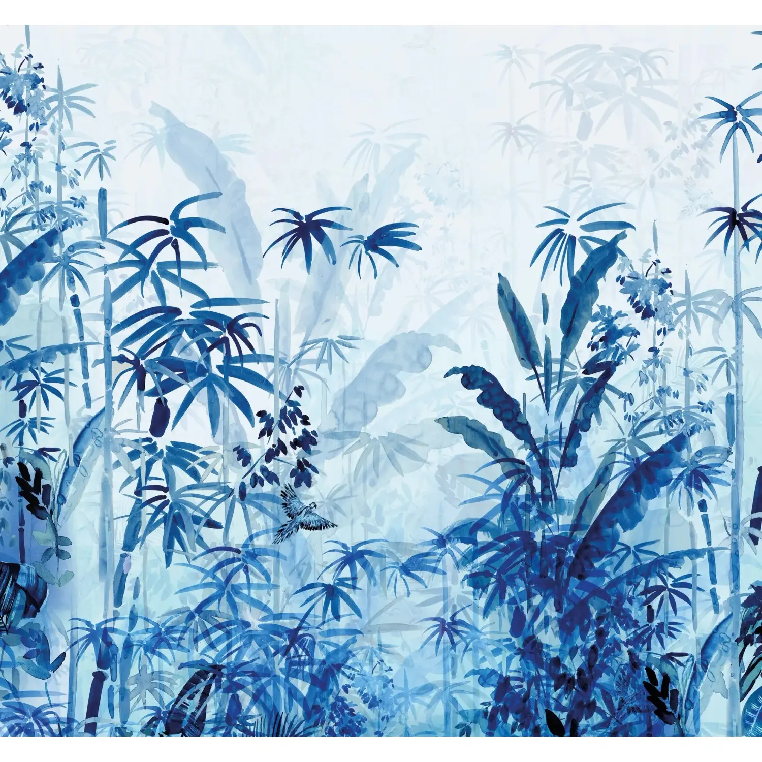 Komar Vliesová fototapeta Blue Jungle 300 x 280 cm