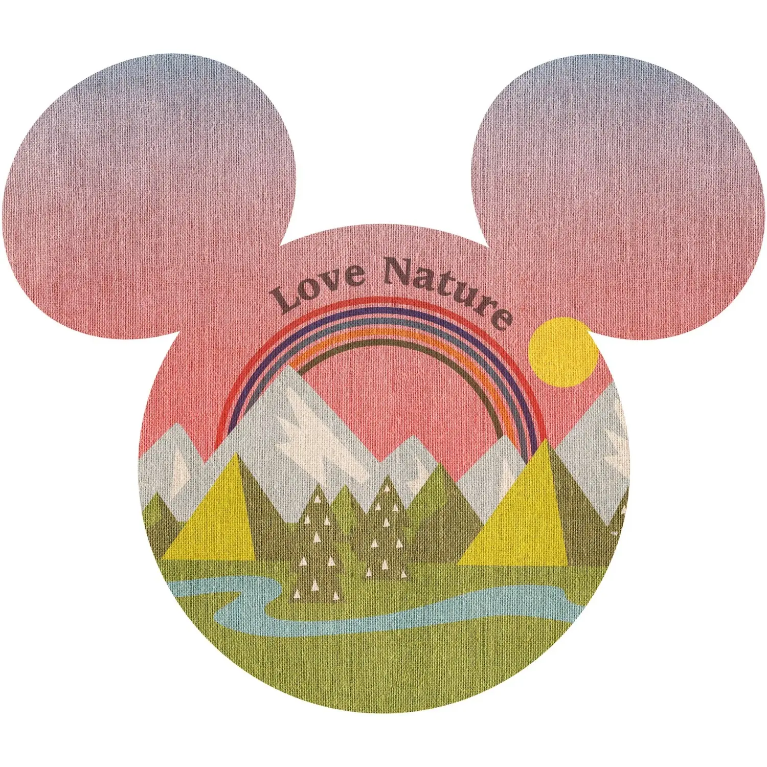 Komar Samolepicí vliesová fototapeta Dot Mickey Mouse Head Summer Hike pr.127 cm