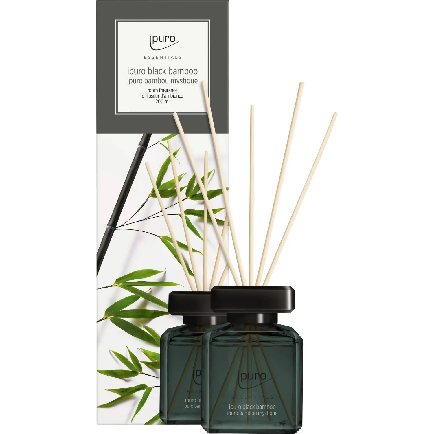Ipuro Aroma difuzér Essentials, Black Bamboo, 200 ml