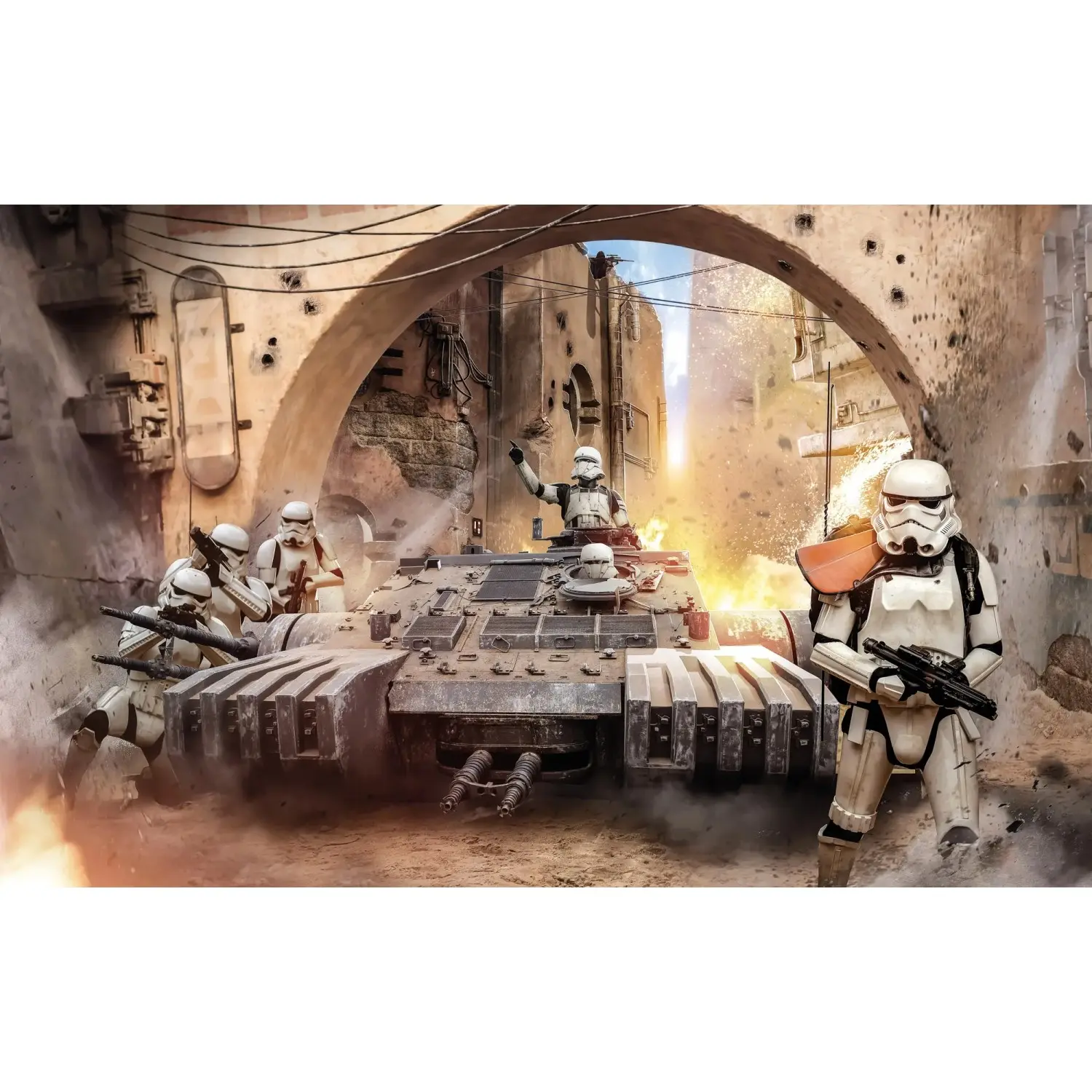 Komar Vliesová fototapeta Star Wars Tanktrooper, 400 x 250 cm