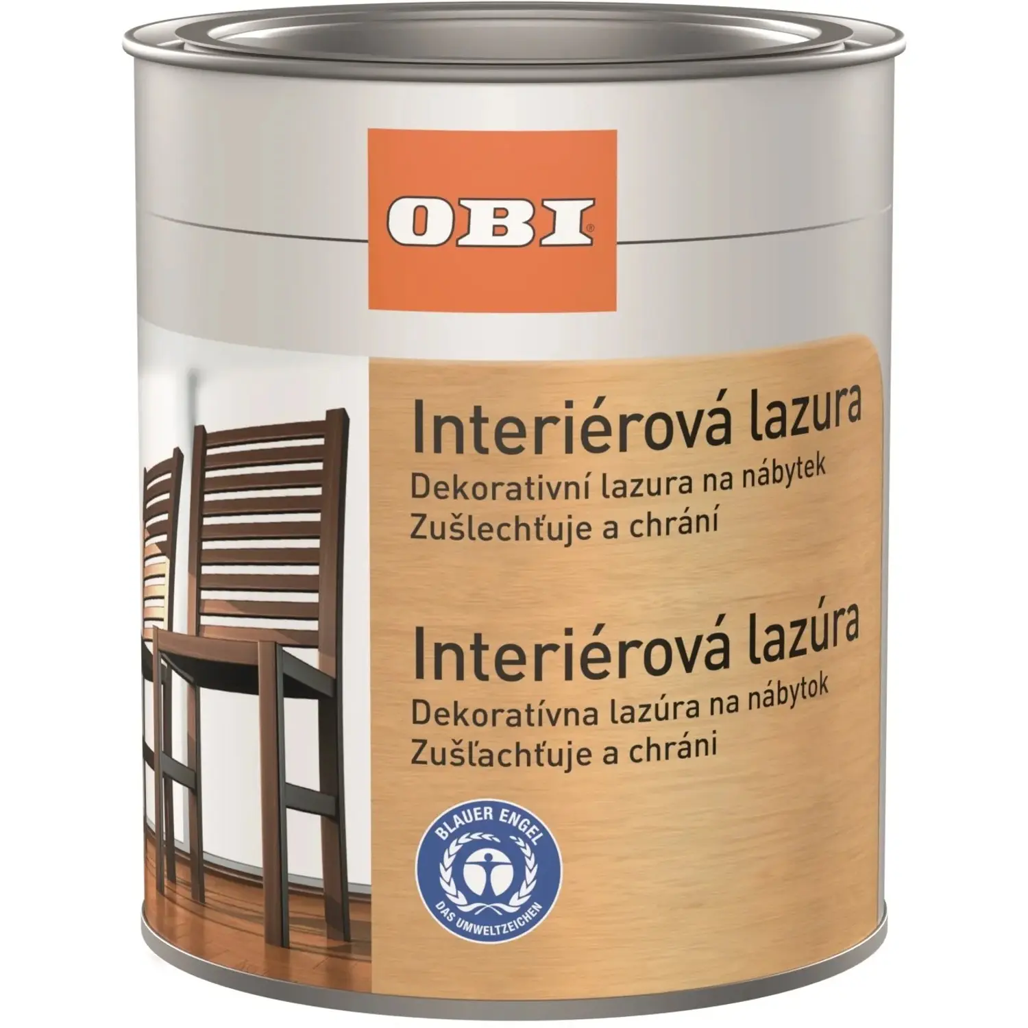 OBI Interiérová lazura, borovice, 750 ml