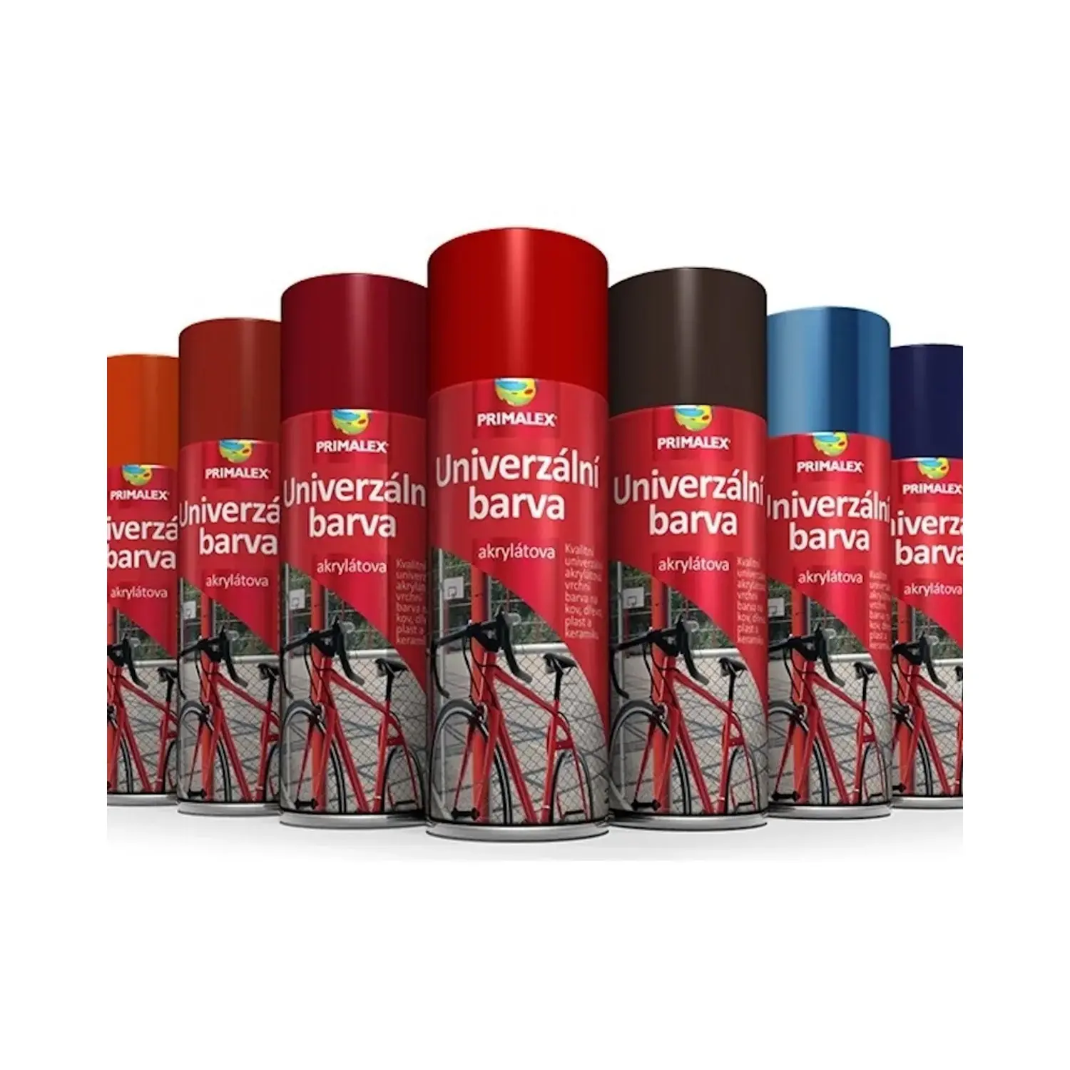 PRIMALEX Univerzálni barva ve spreji RAL 9005 černá matná 400 ml