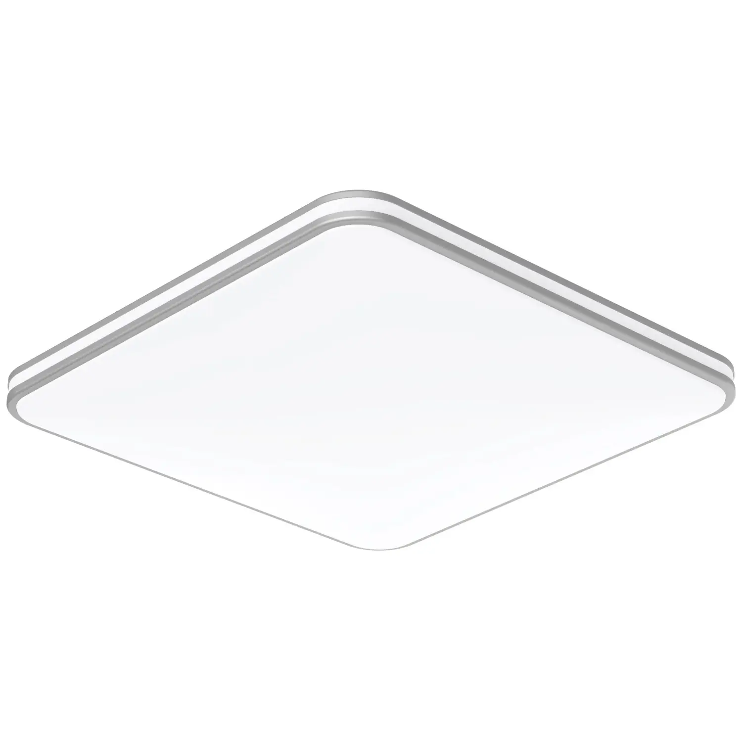 LED svítidlo s ovladačem RETRO NEW 55W 5850lm 3000-6500K IP44 chrom 53 x 53 cm