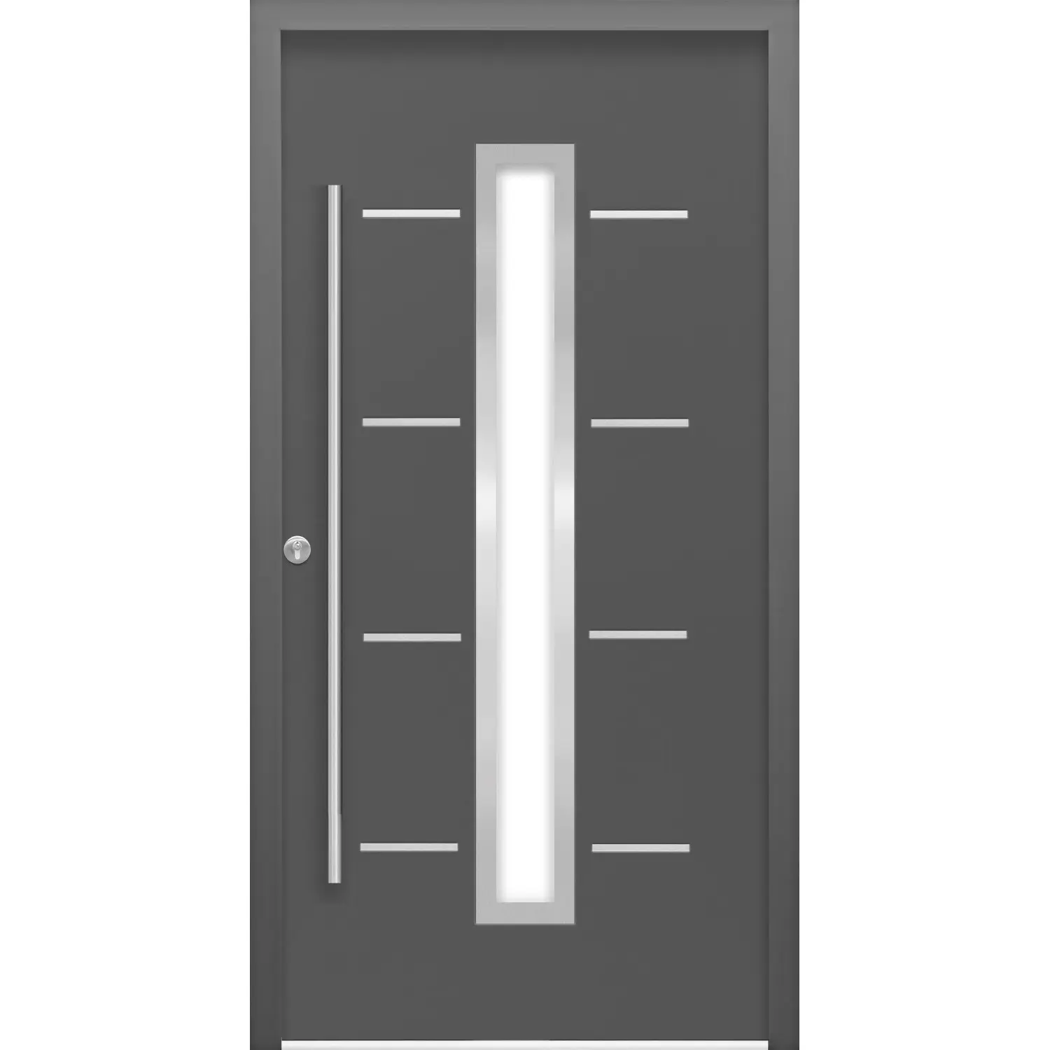 SPLENDOOR Vchodové dveře ThermoSpace MILANO PRIME antracit 100 L