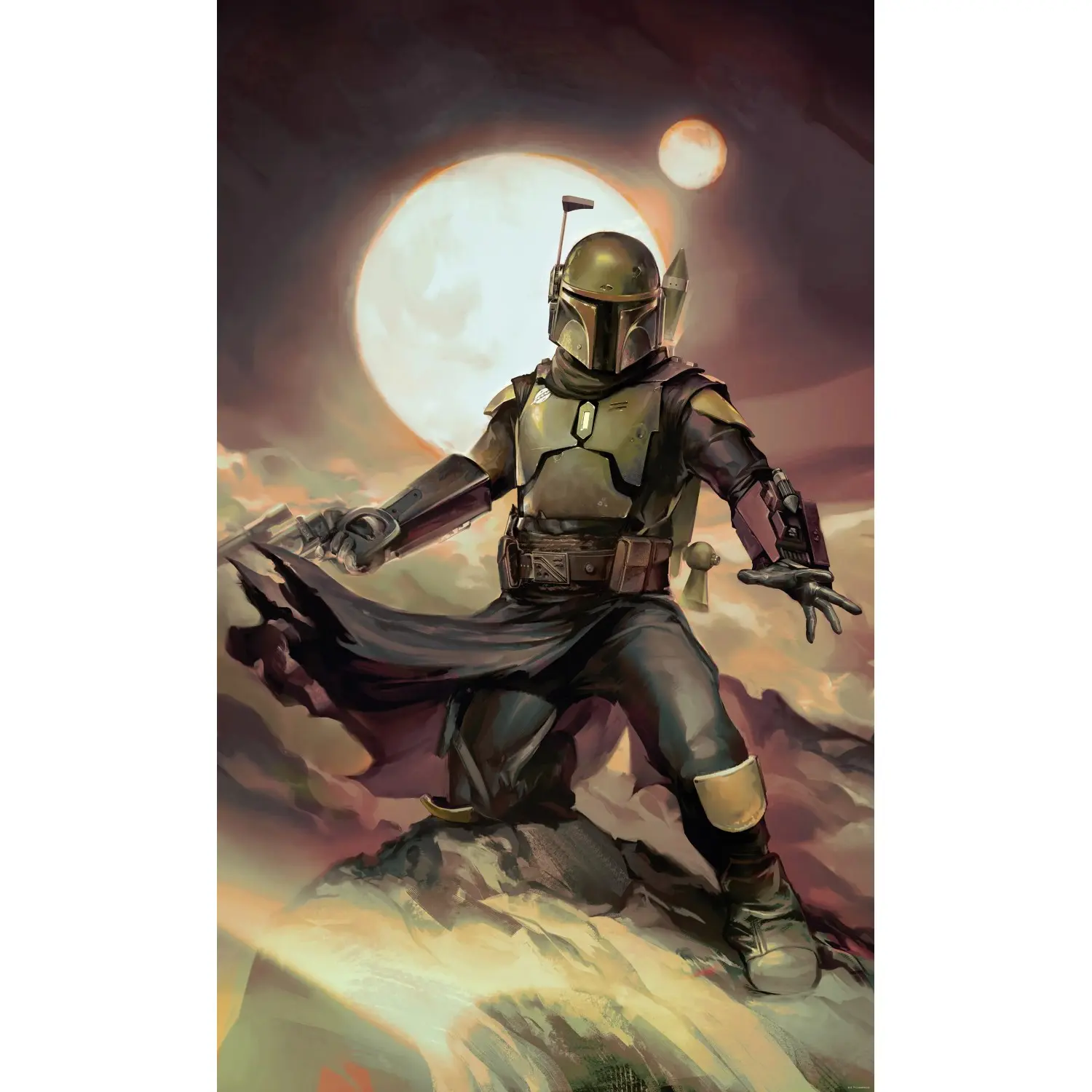 Komar Vliesová fototapeta Star Wars Boba Fett Epic 150 x 250 cm