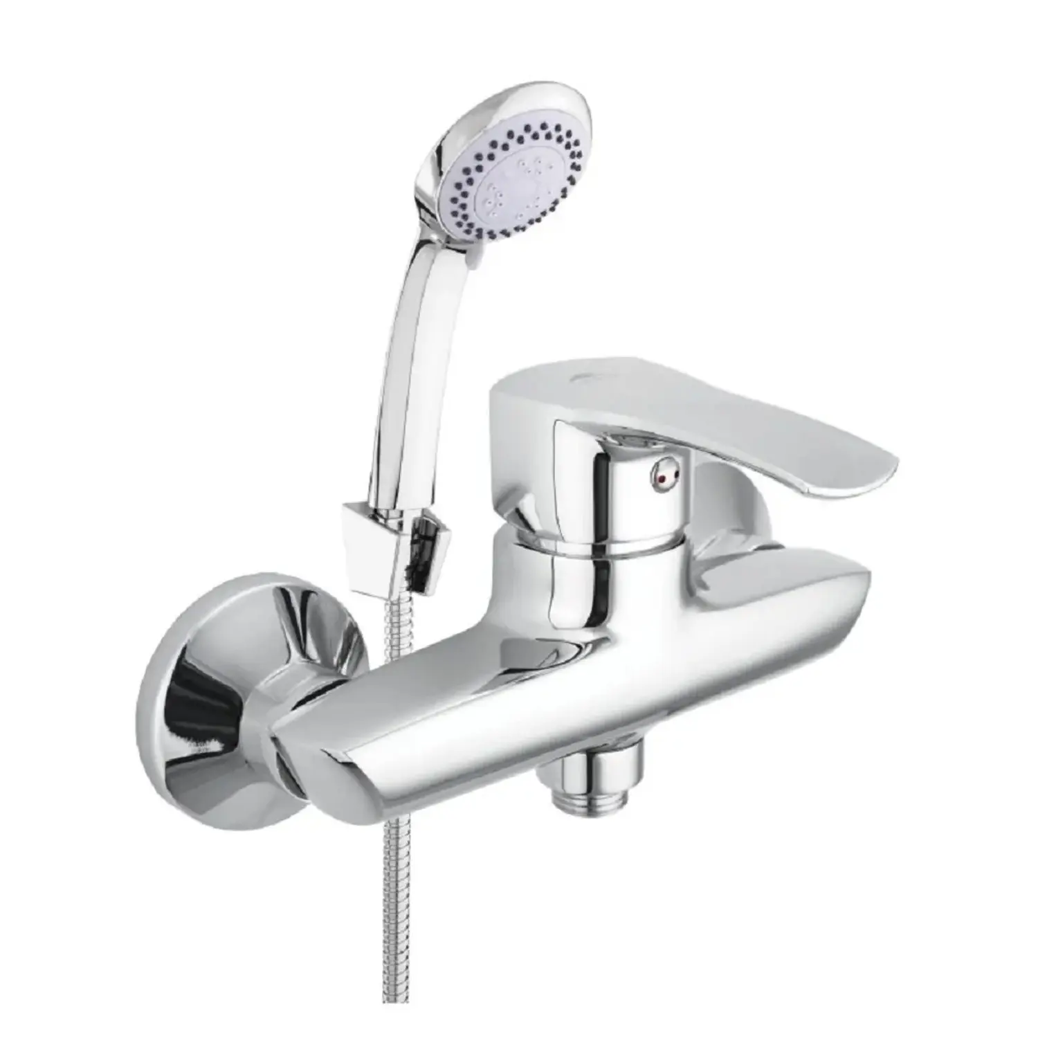 Rubineta Sprchová baterie Trento-12/K nástěnná (s příslušenstvím), chrom
