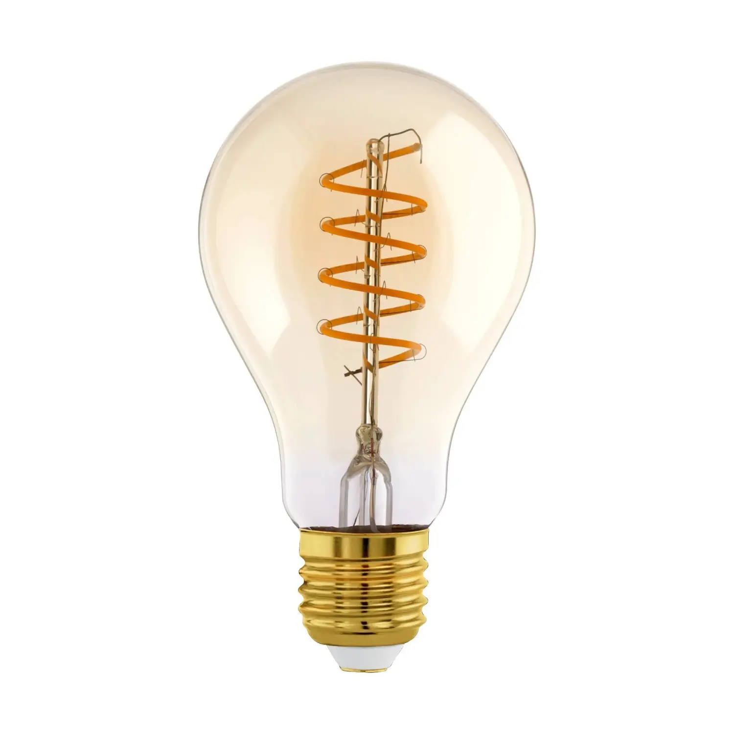 EGLO LED žárovka E27 A75 4W 245lm 2200K pr. 75 x 130 mm, jantarová