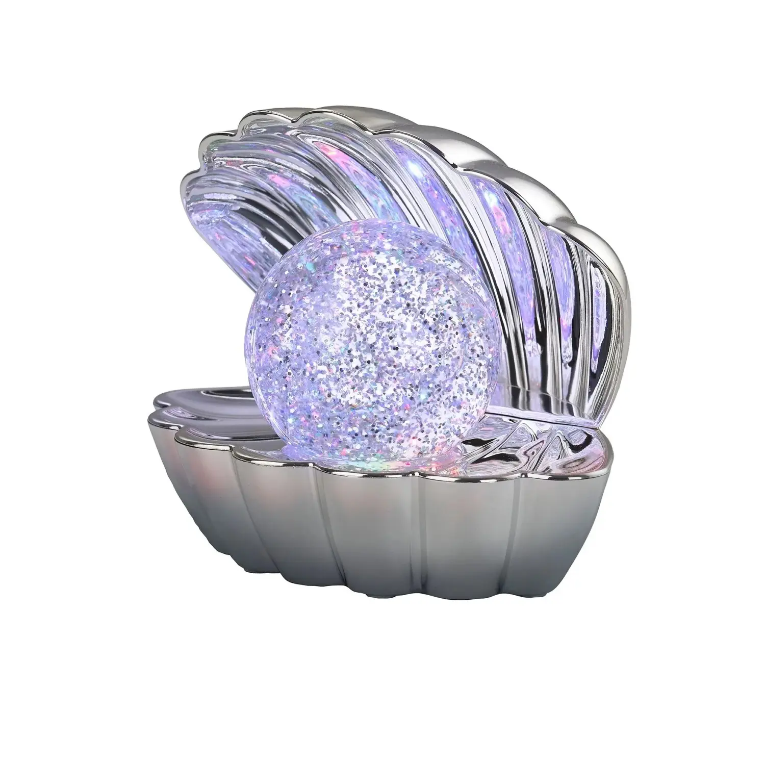 Reality Dekorativní stolní LED lampa Shelly 0,8W, chrom, 17,5 x 14,5 x 12,5 cm