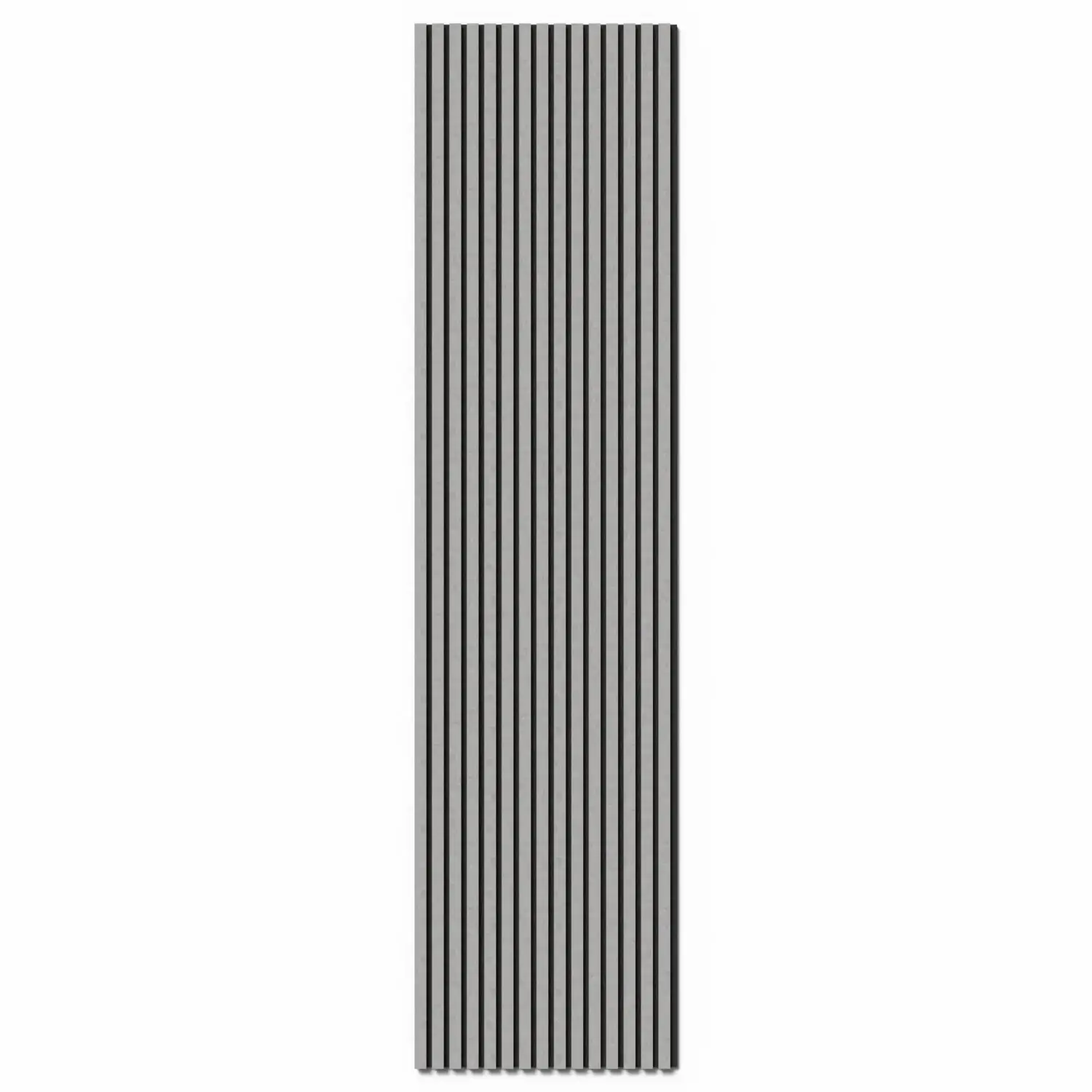 Denpanels Akustický panel LAMINATE Betonová šedá černá plsť 240 x 60 x 2 cm
