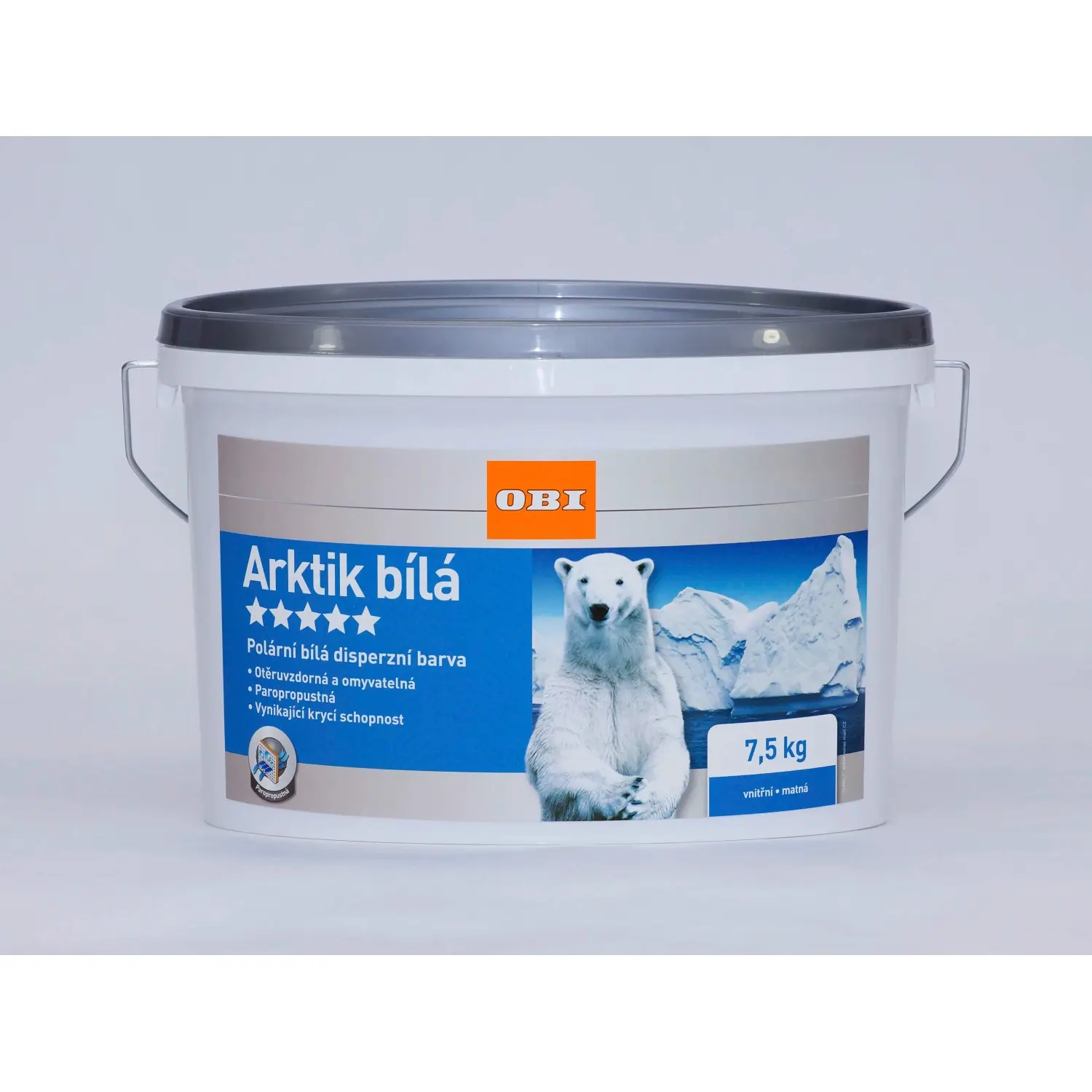 OBI Interiérová barva Arktik bílá matná 7,5 kg