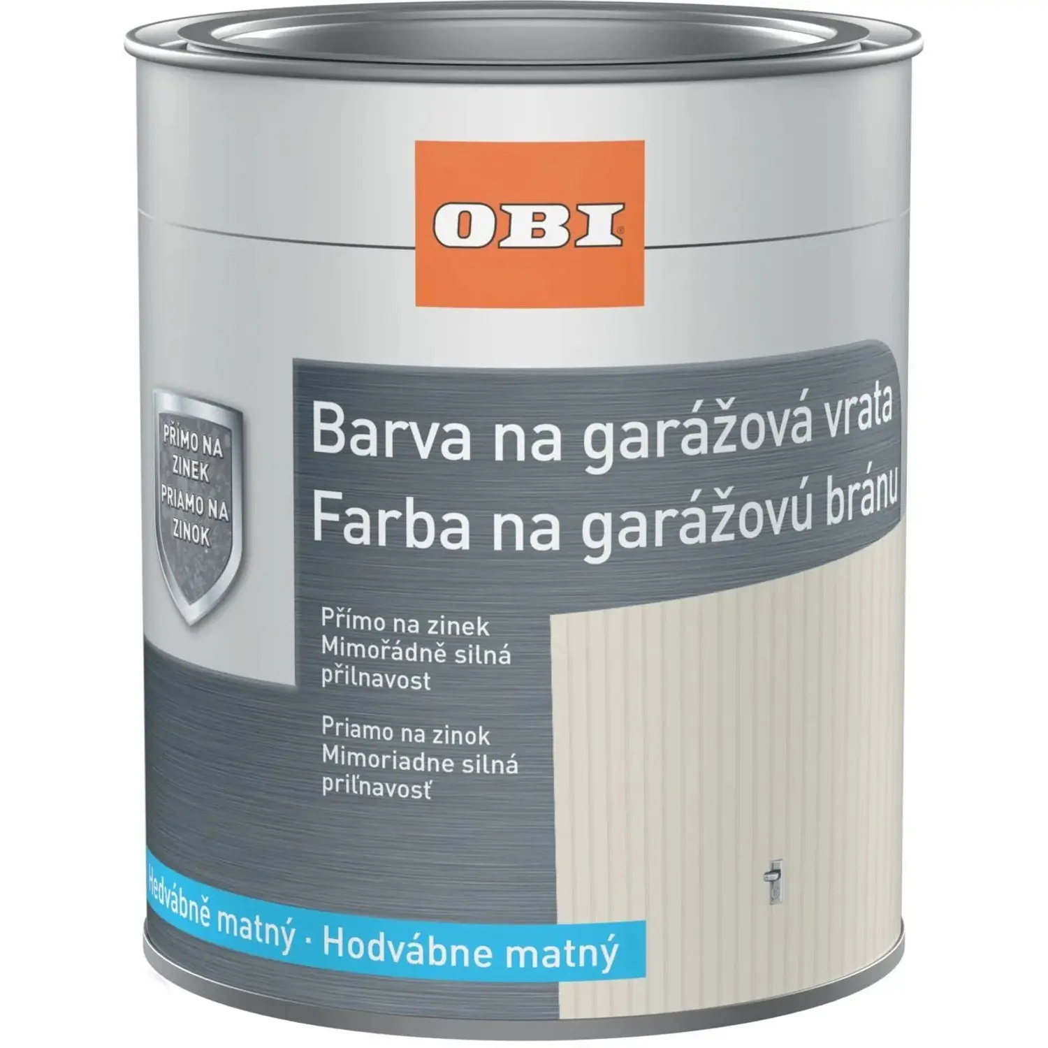 OBI Barva na garážová vrata polomatná, hnědá, 750 ml