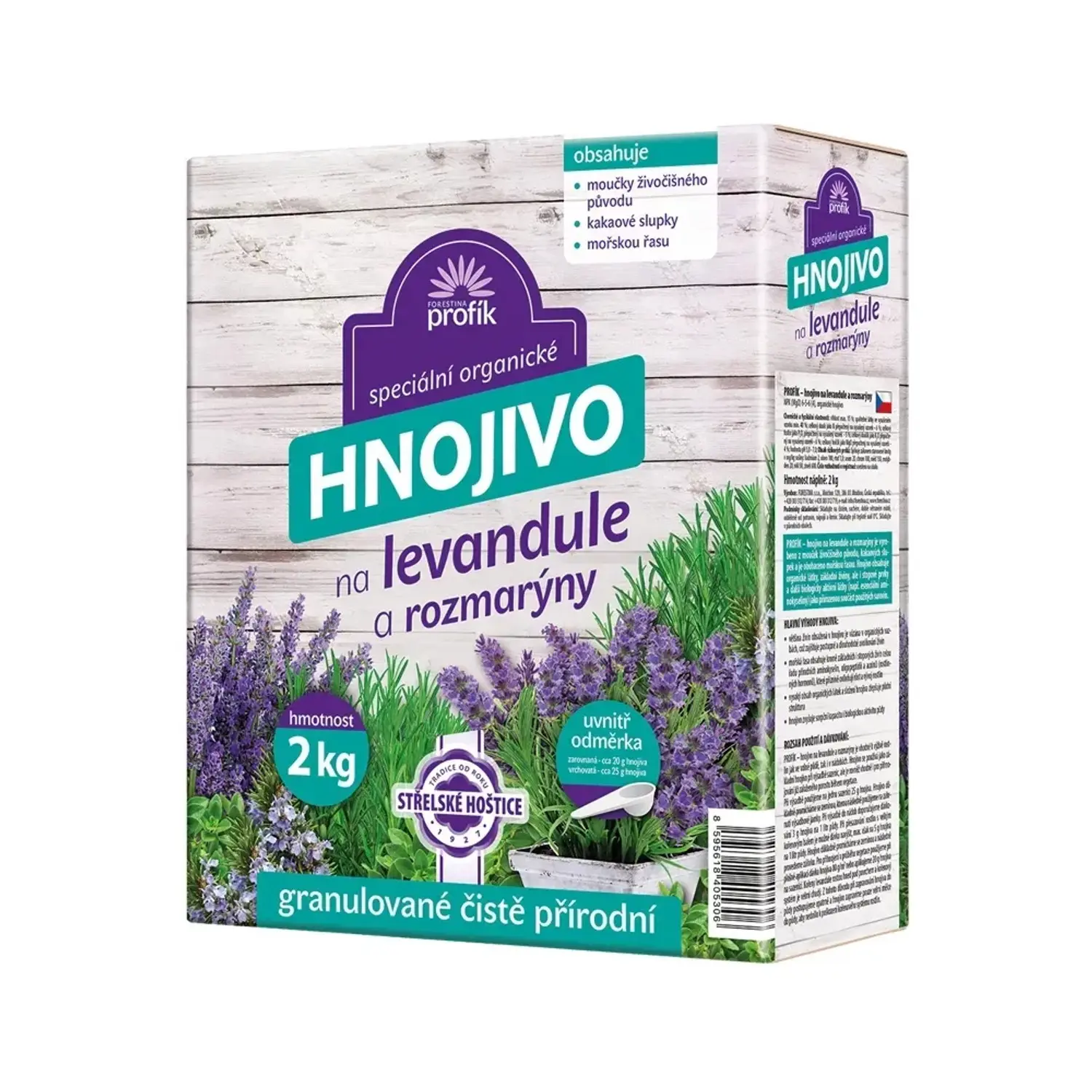 Forestina Hnojivo PROFÍK na levandule a rozmarýny 2 kg