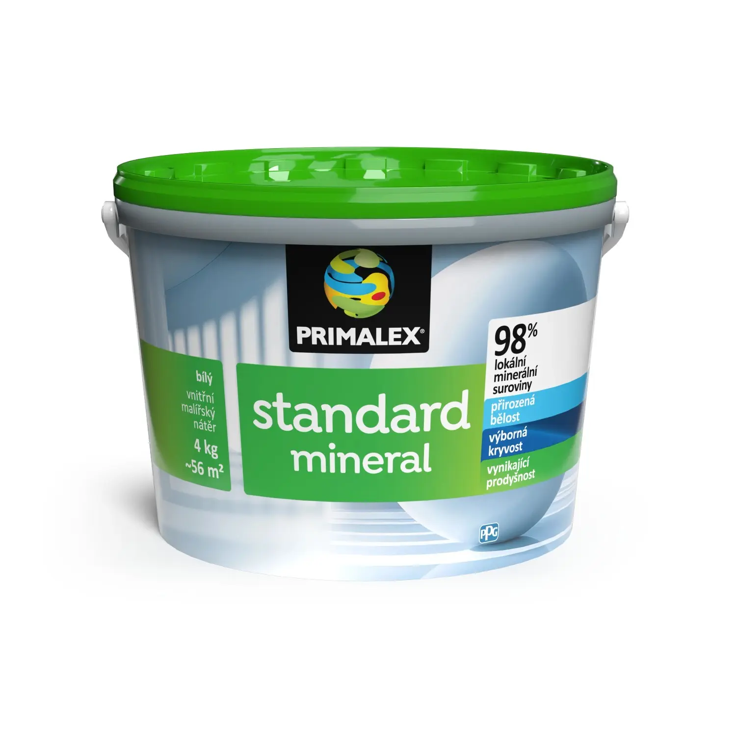 PRIMALEX Vnitřní malířský nátěr Standard bílý 4 kg