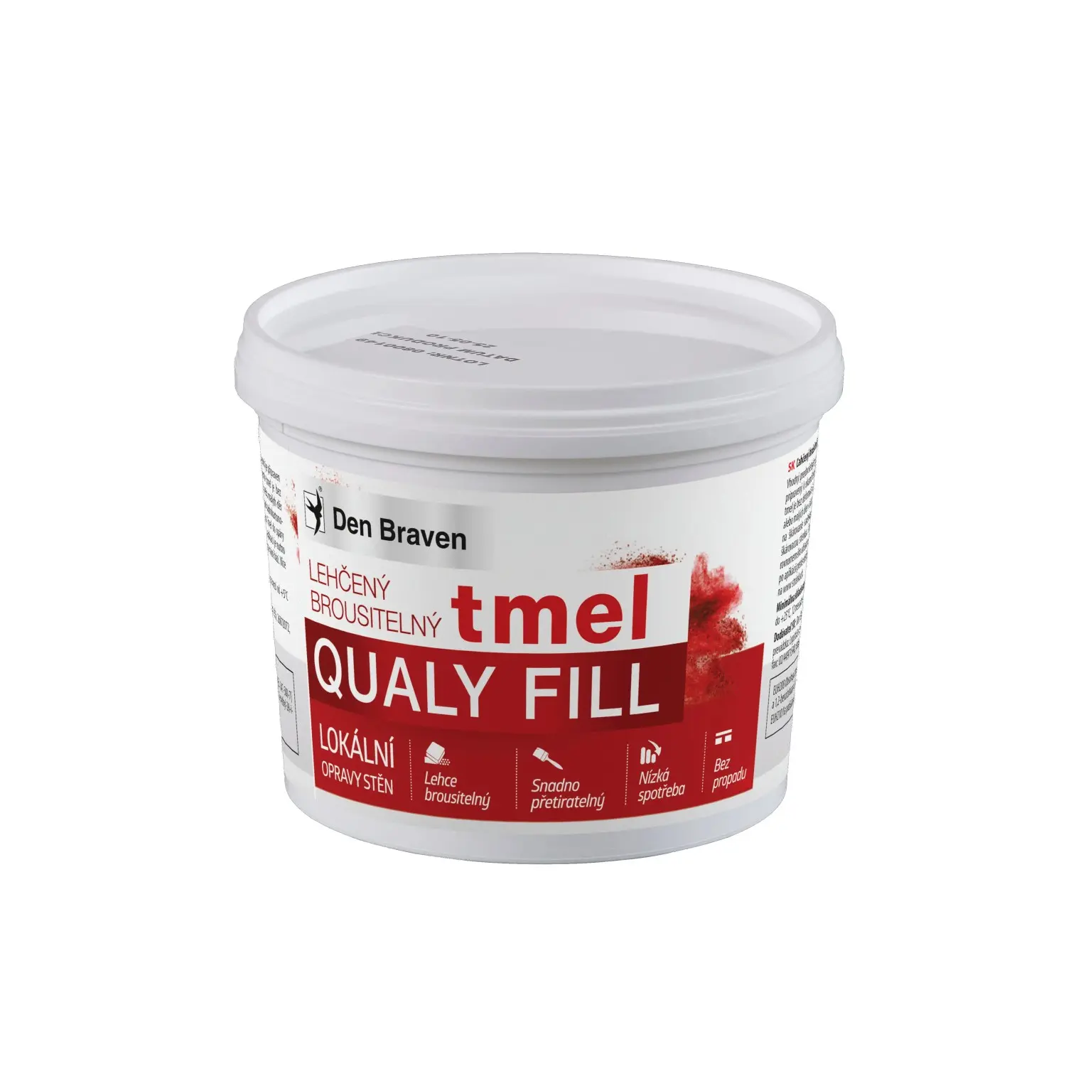 Lehčený brousitelný tmel QUALY FILL 250ml