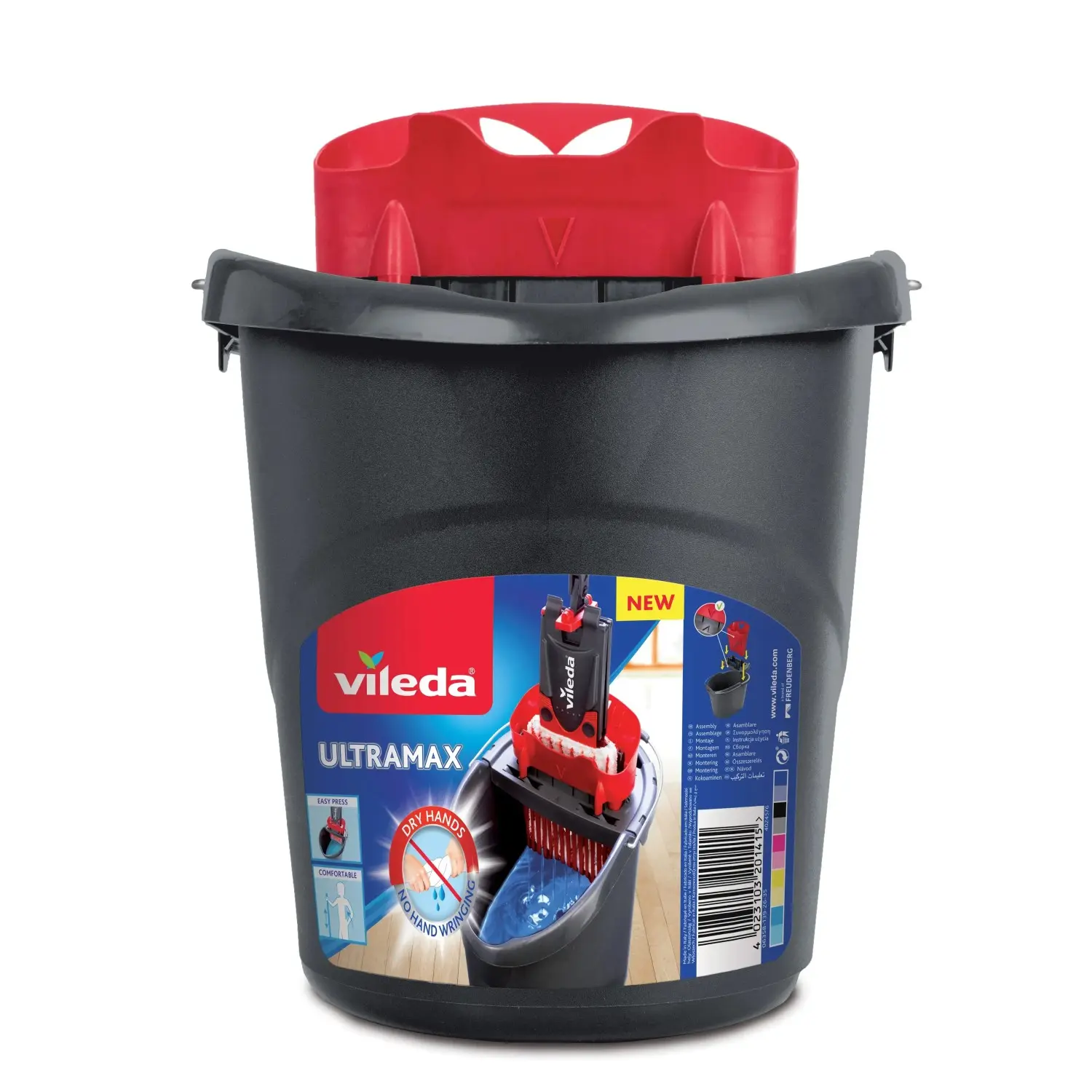 Vileda Úklidový kbelík se ždímacím košem Ultramax, 10 l