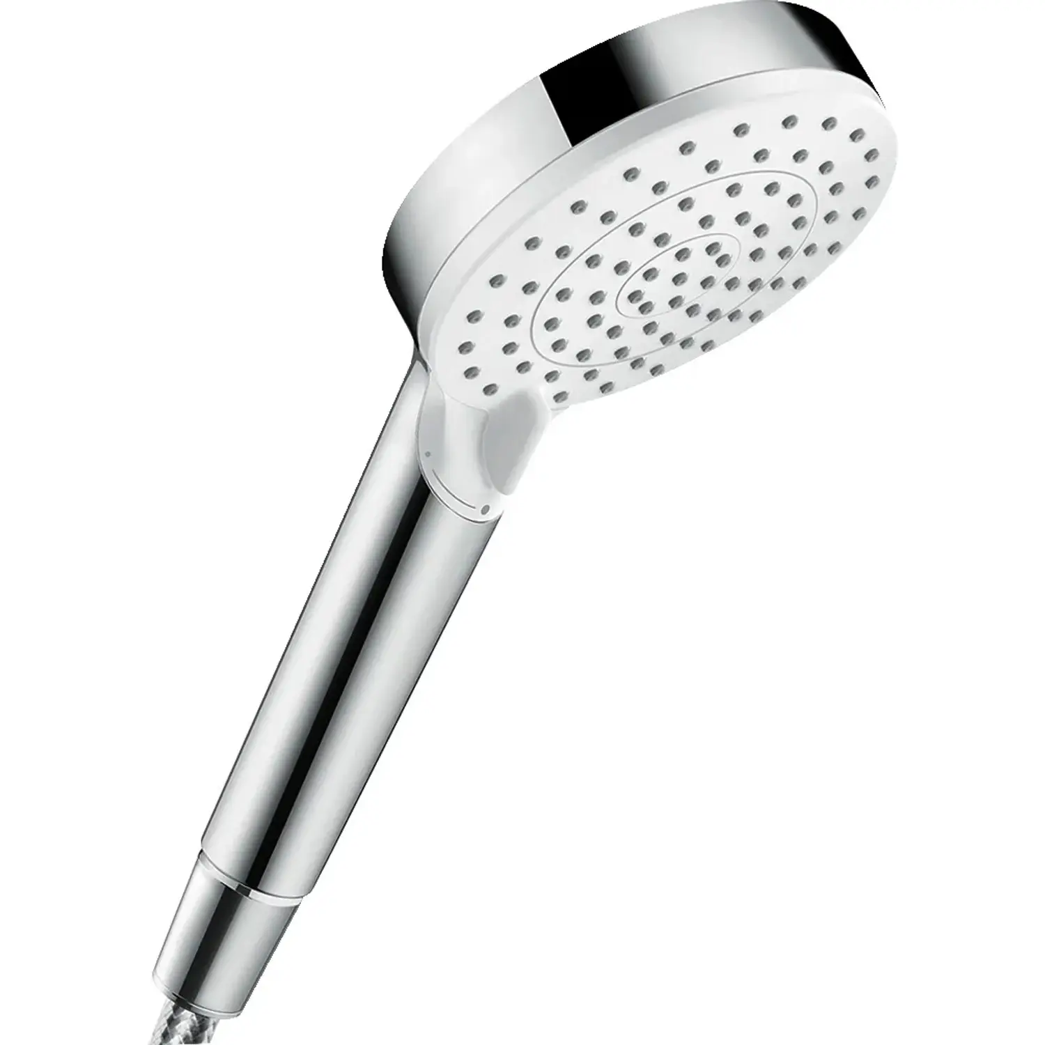 Hansgrohe Ruční sprcha Crometta Vario EcoSmart 6,7 l/min, bílá/chrom, pr. 100 mm