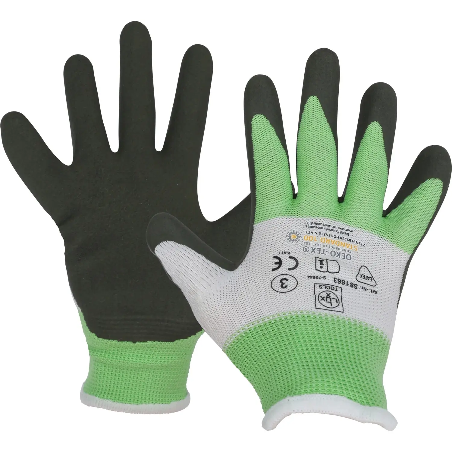 LUX-TOOLS Dětská rukavice ThinkGreen, vel. 3