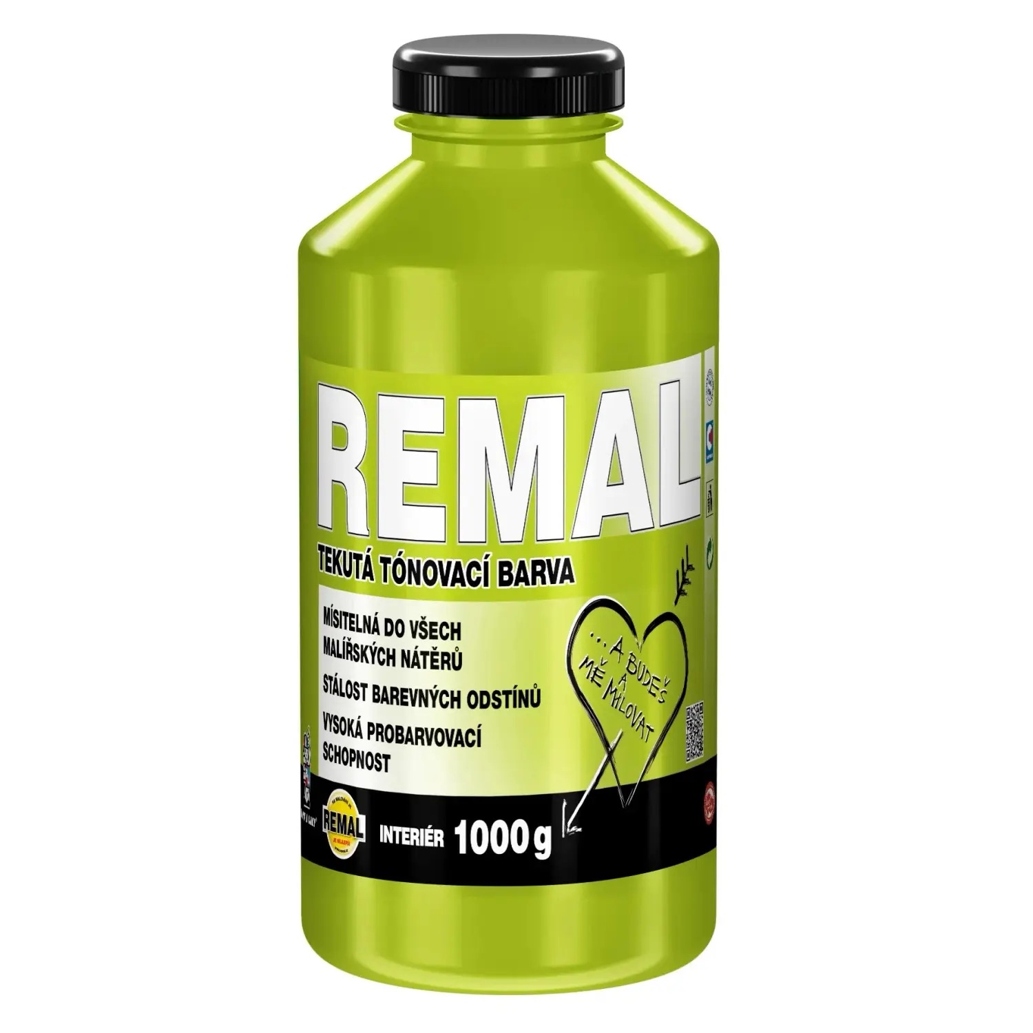 REMAL Tekutá tónovací barva 0500 žlutozelená 1 kg