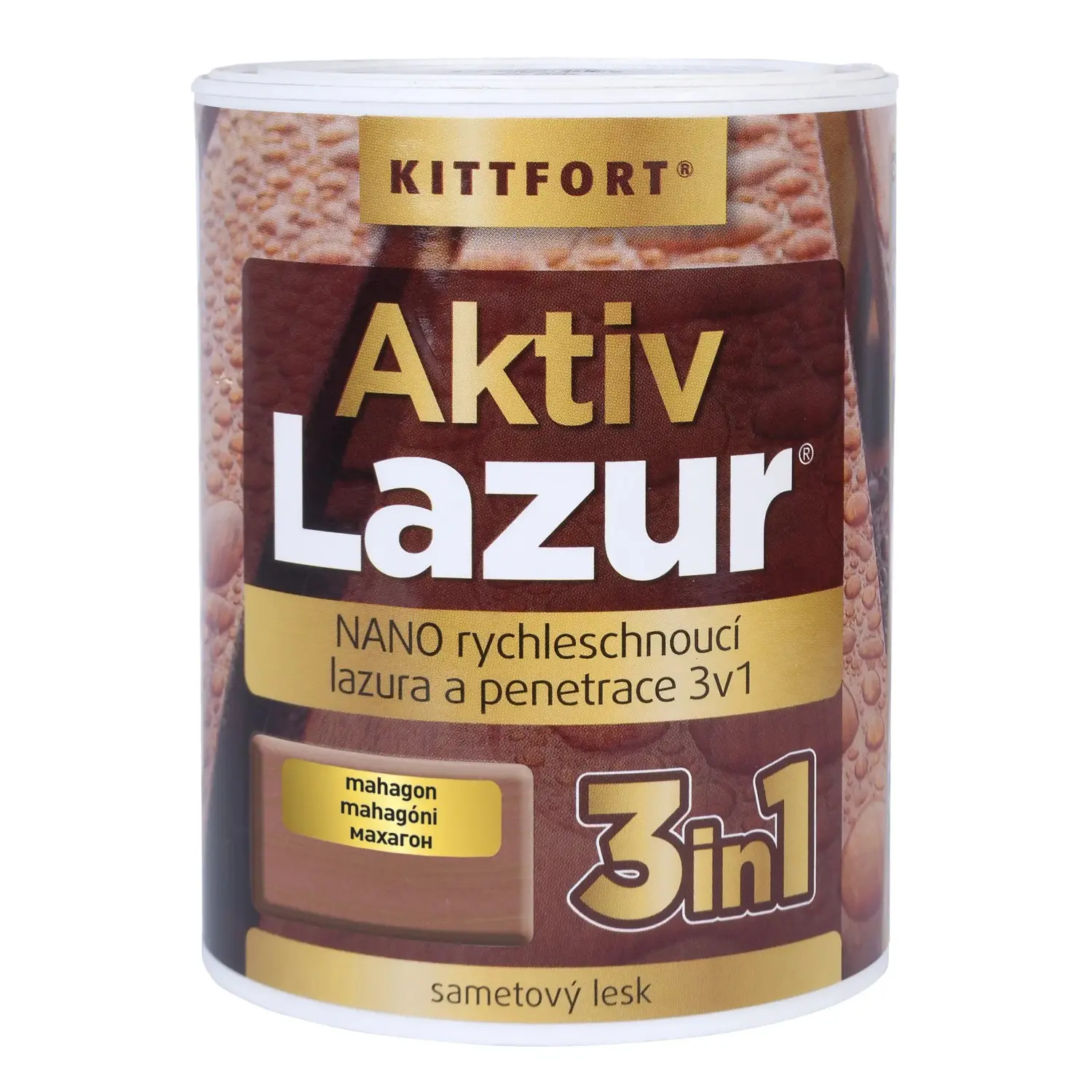 Aktivlazur Nano 0,75l mahagon