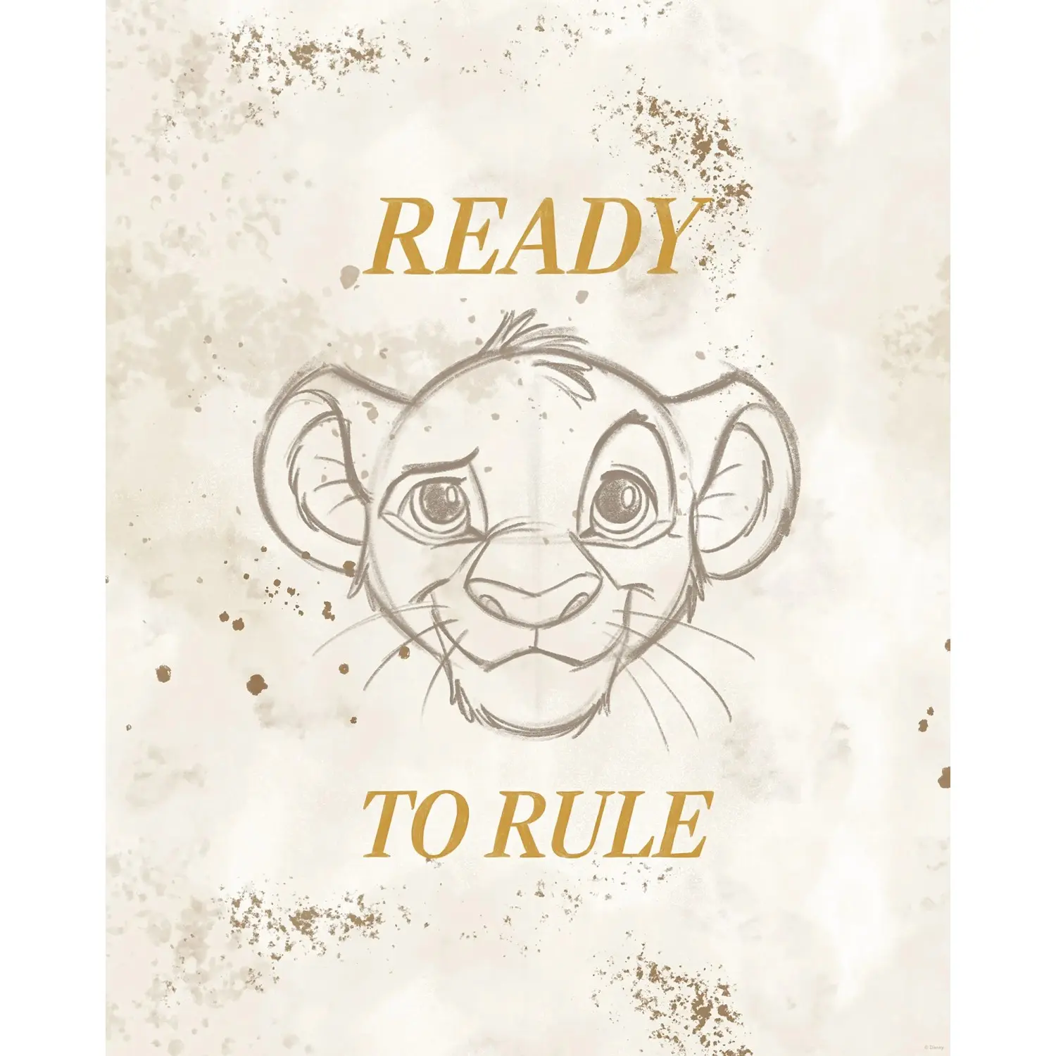 Komar Plakát Disney The Lion King Ready to Rule 40 x 50 cm