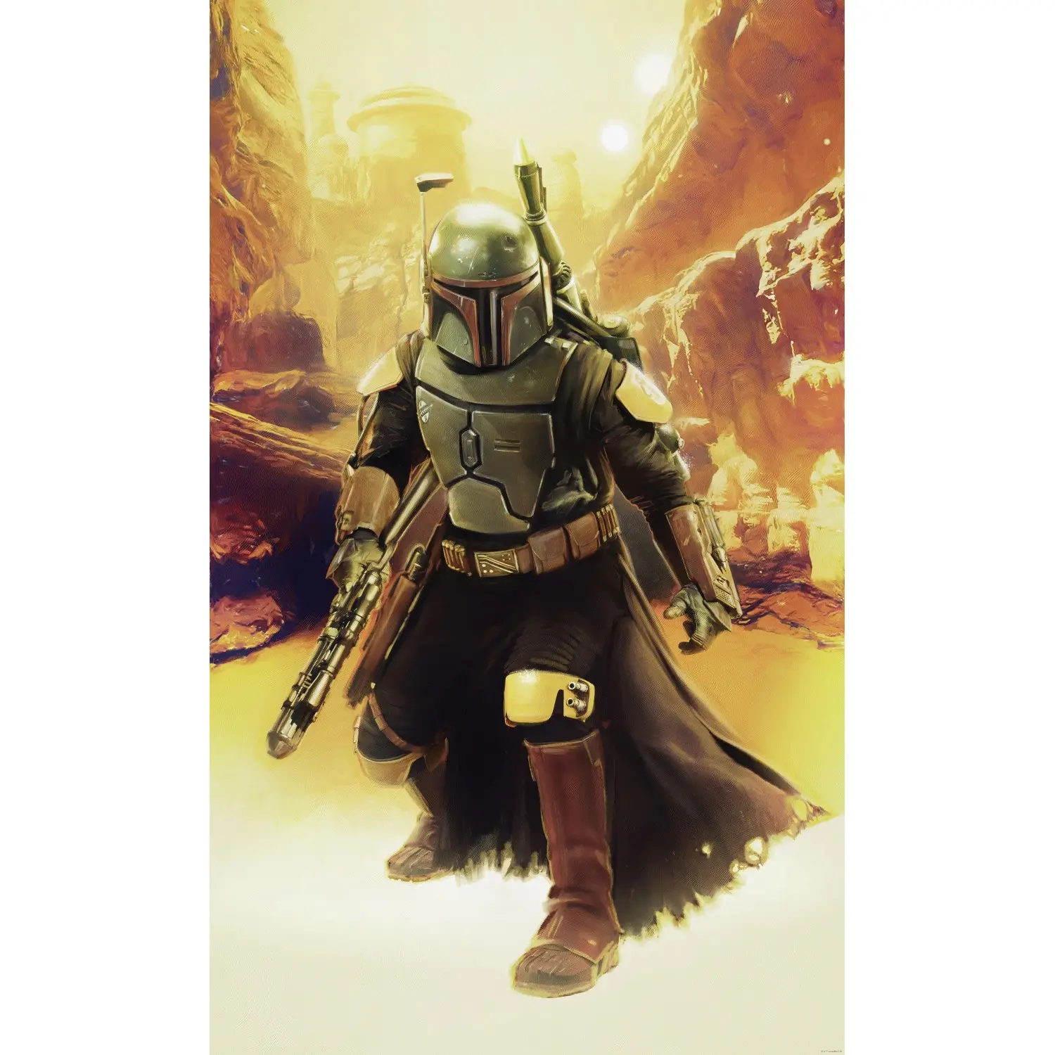Komar Vliesová fototapeta Star Wars Boba Fett Sneaking Up 150 x 250 cm