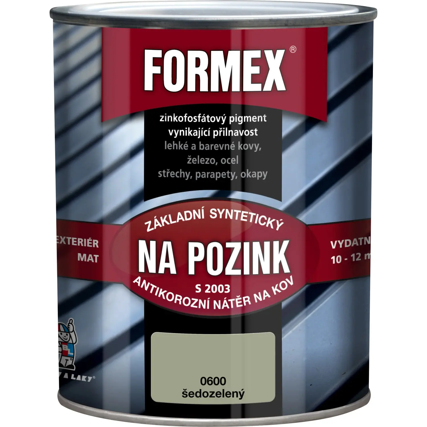 Formex Základ na pozink S2003 šedozelený 600 ml