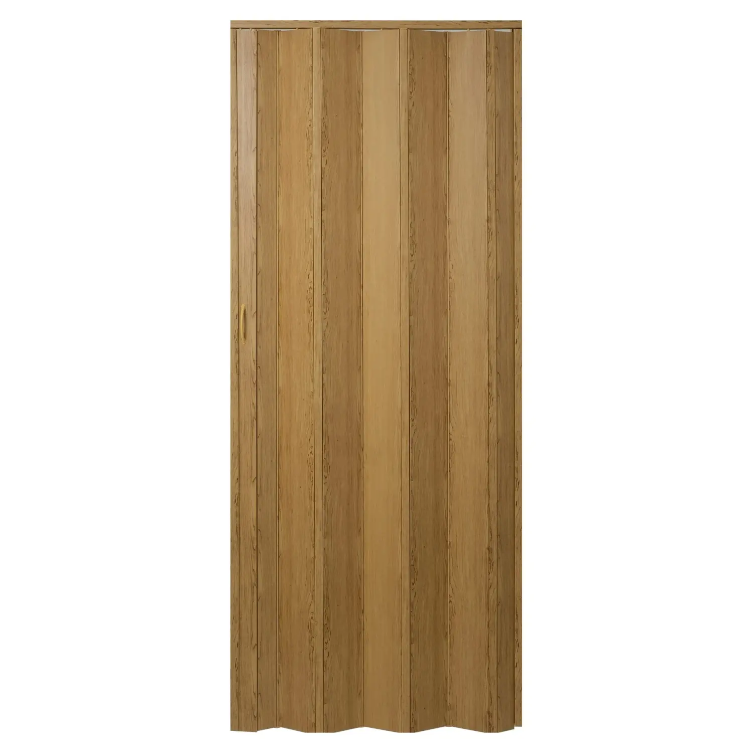 HOPA Plastové shrnovací dveře Matrix plné buk rustikální 87 x 200 cm