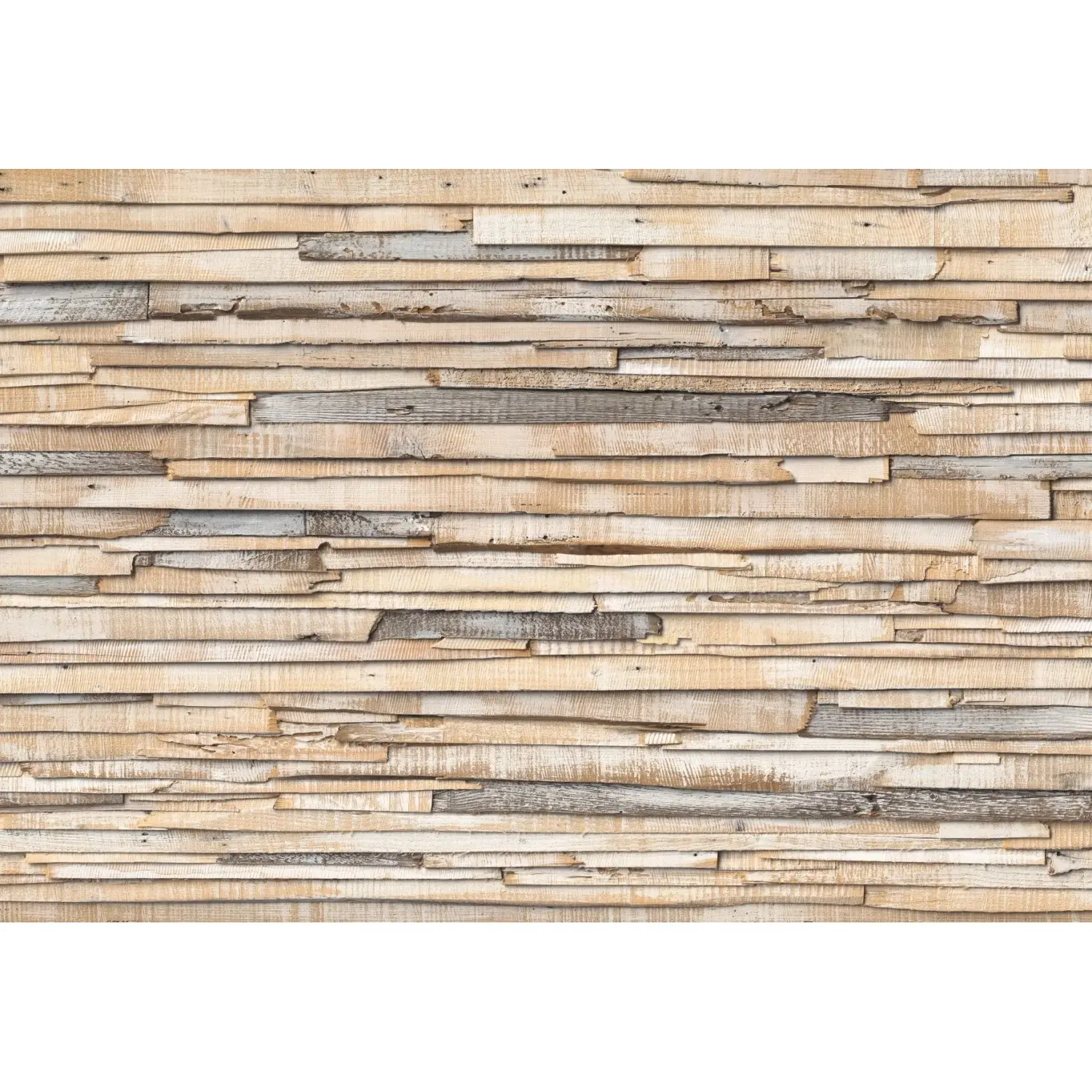 Komar Papírová fototapeta Whitewashed Wood 368 x 254 cm