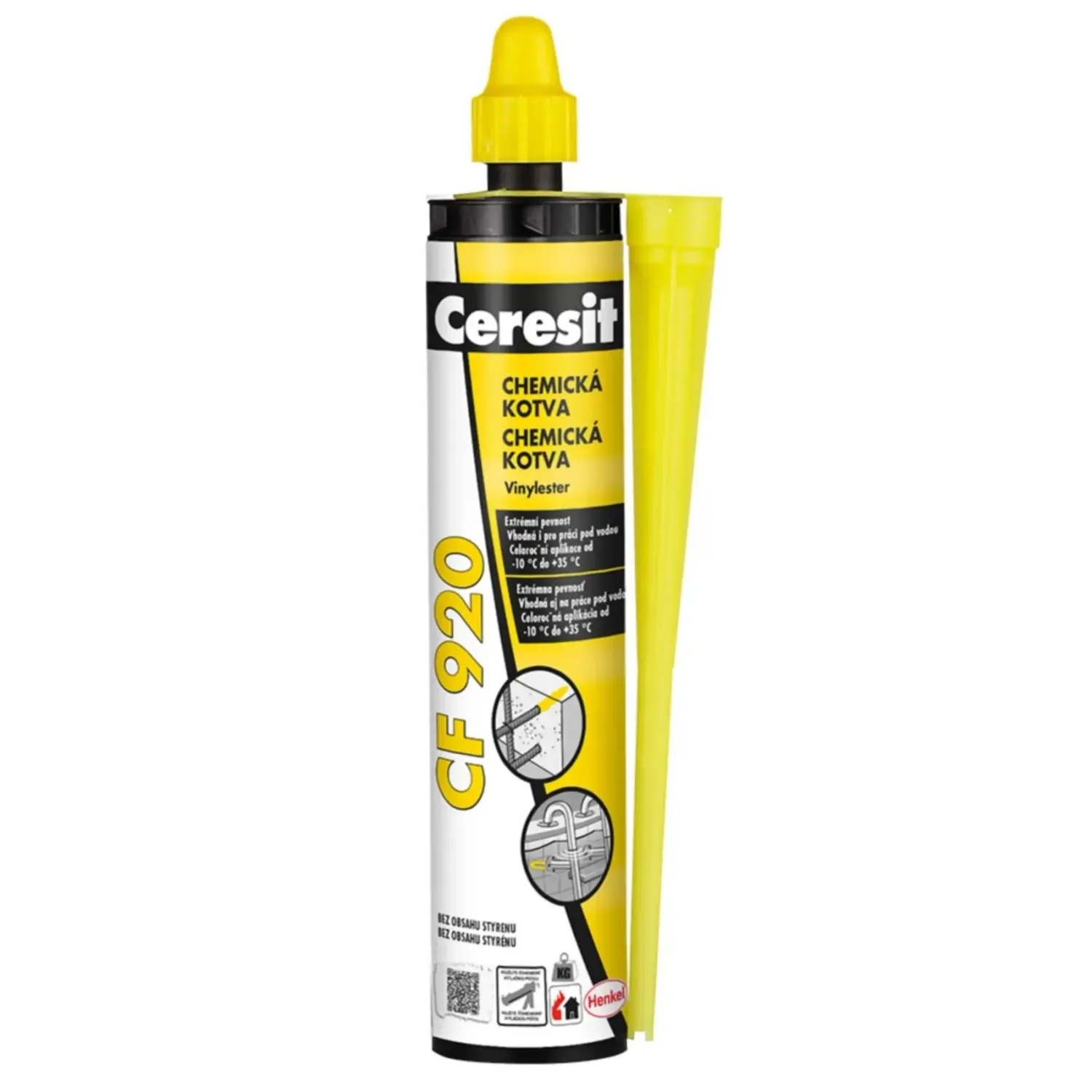Ceresit Chemická kotva CF 920 vinylester 280 ml