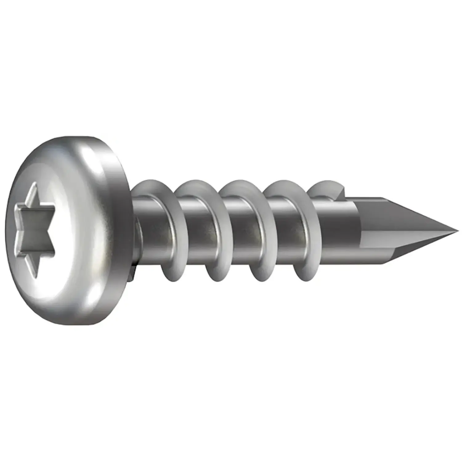 GS Terrassen Závrtný šroub s čočkovou hlavou 100 ks, 4,8 x 25 mm
