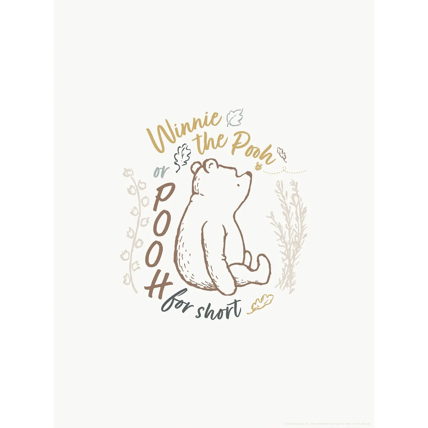 Komar Plakát Disney Winnie the Pooh for Short 30 x 40 cm