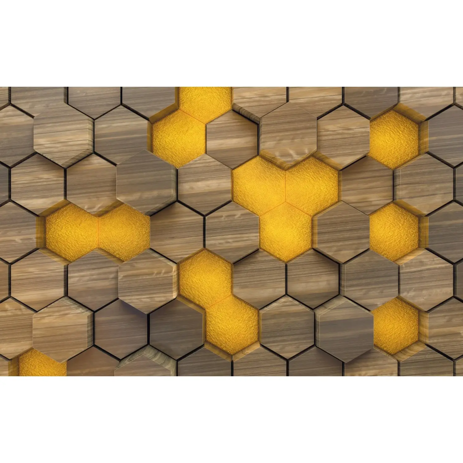 Komar Vliesová fototapeta Woodcomb Olive 400 x 250 cm