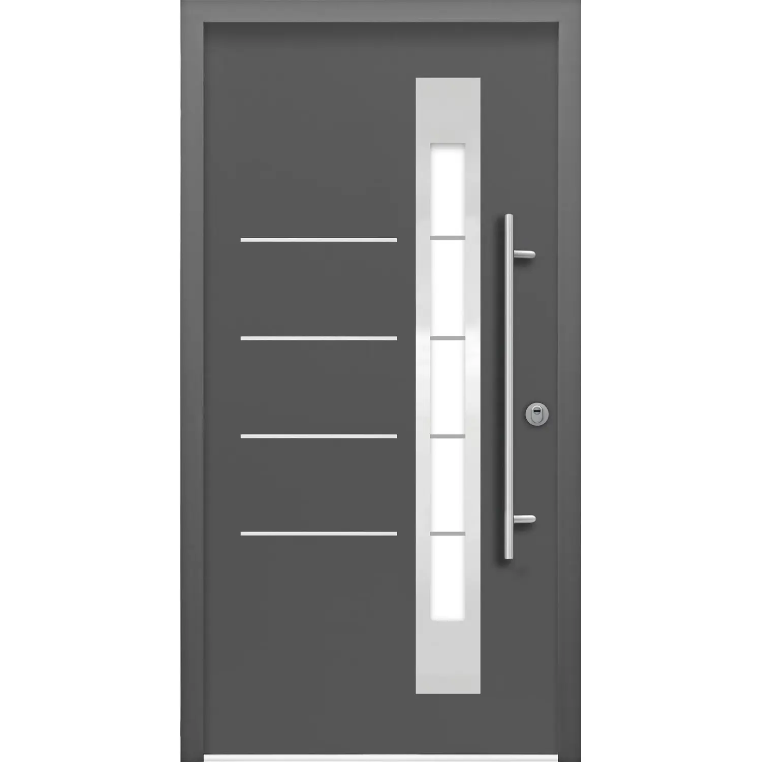 SPLENDOOR Vchodové dveře ThermoSpace BERLIN PRIME RC2 antracit 100 P