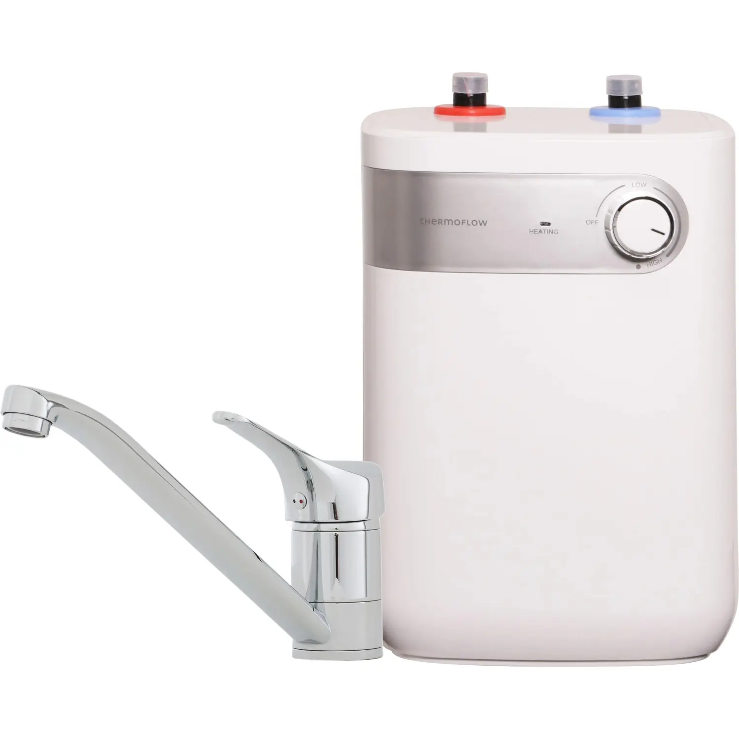 Thermoflow Zásobník pod odběrné místo DS 5U + dřezová baterie Qmix 700