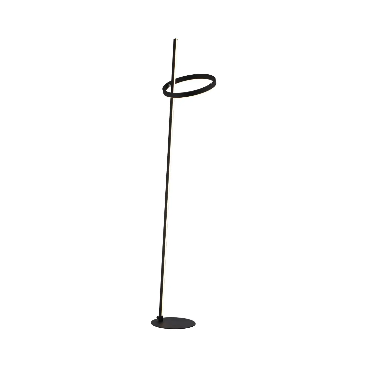 Just Light Stojací LED lampa Ritus, 21W, 2200lm, černá, 159,5 cm