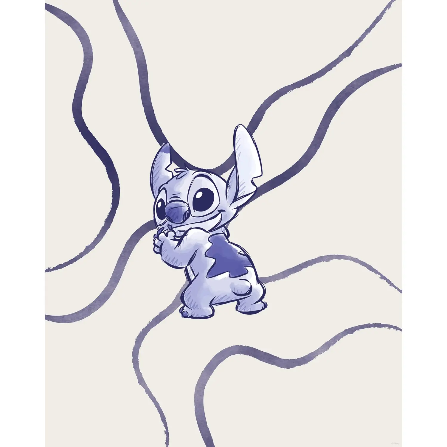 Komar Plakát Disney Lilo and Stitch Brave and Wild 40 x 50 cm