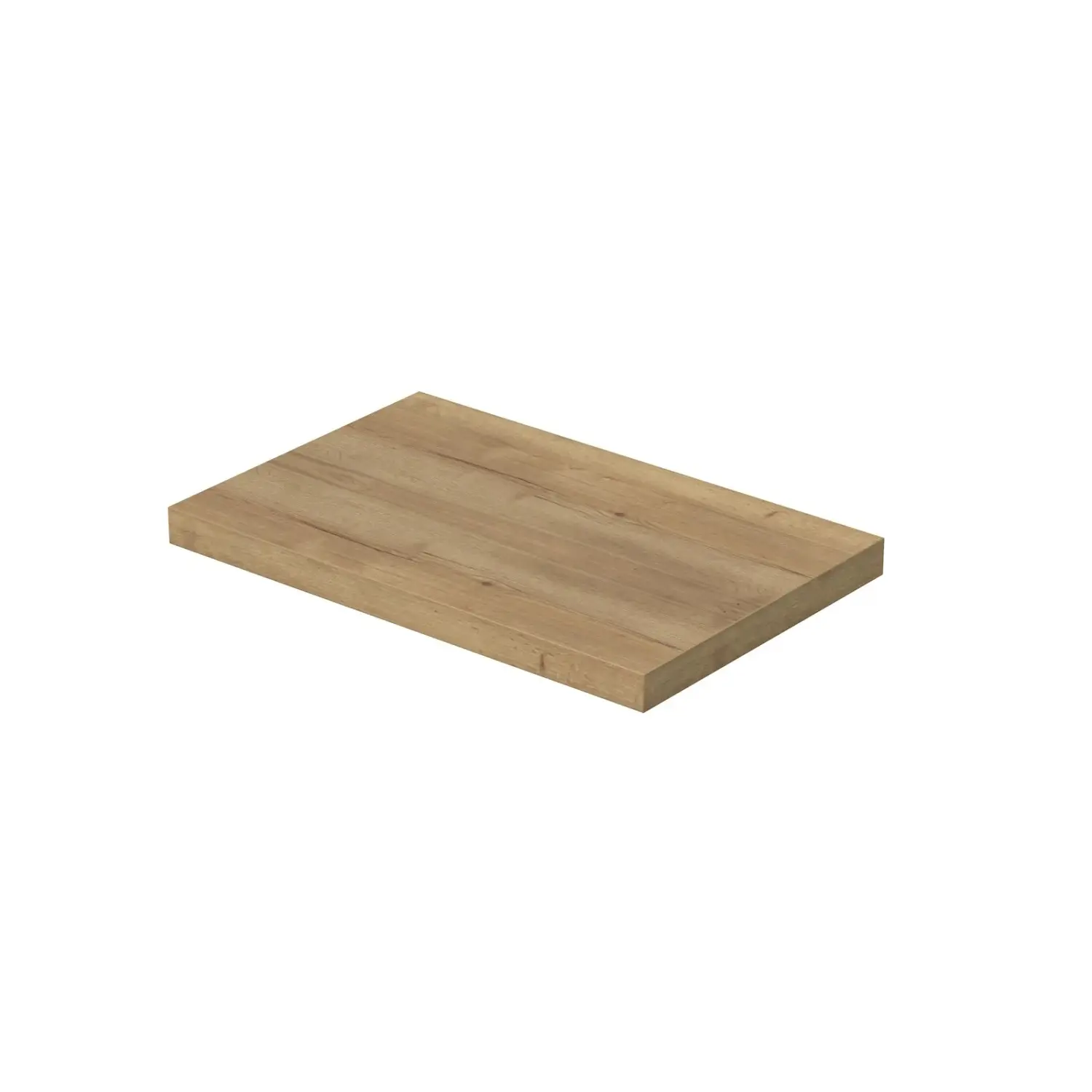INTEDOOR Umyvadlová deska BEE bez výřezu, š. 70 cm, dub Halifax