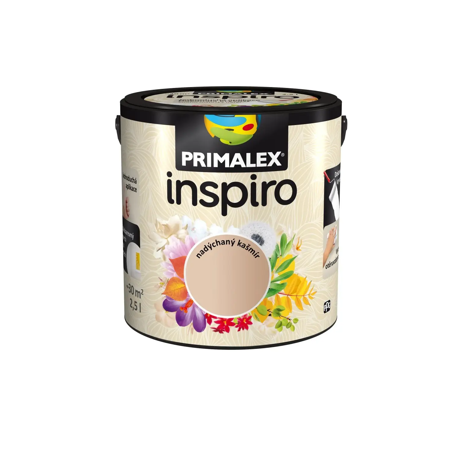 PRIMALEX Barevný vnitřní malířský nátěr Inspiro nadýchaný kašmír 2,5 l