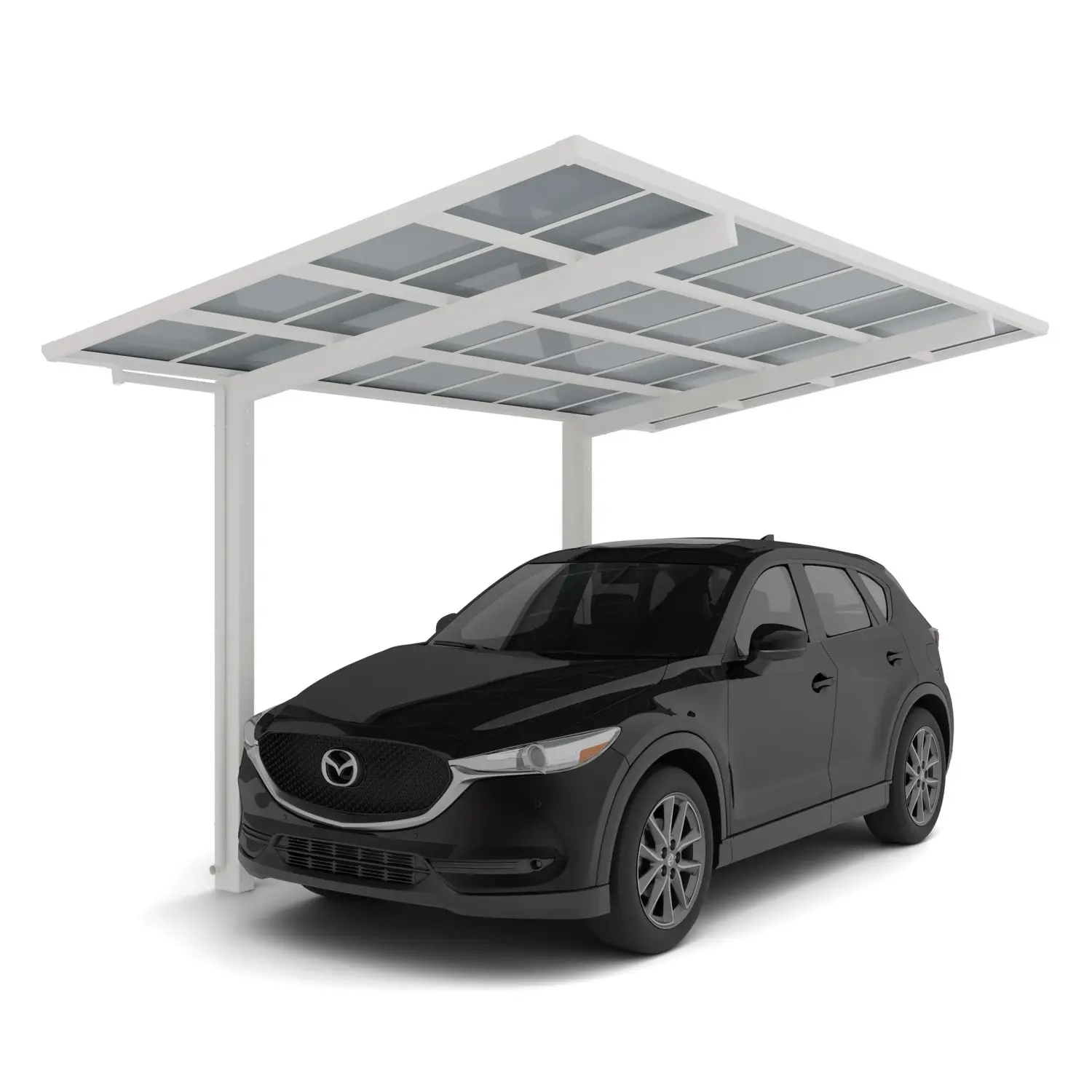 Ximax Alu přístřešek na auto Linea Typ 80 Standard zimní bílá 273 x 495 cm