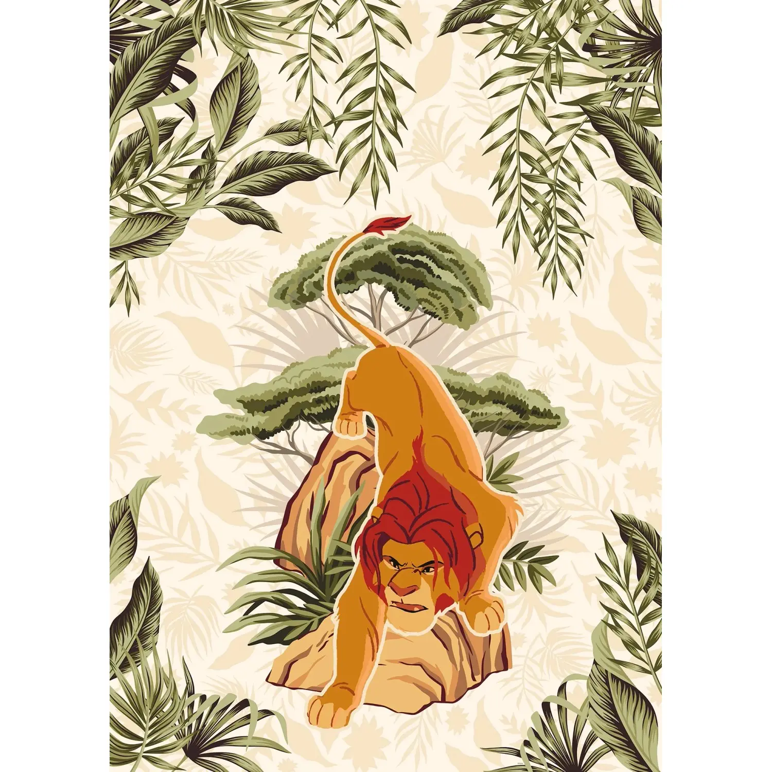 Komar Vliesová fototapeta Lion King Long Live The King 200 x 280 cm