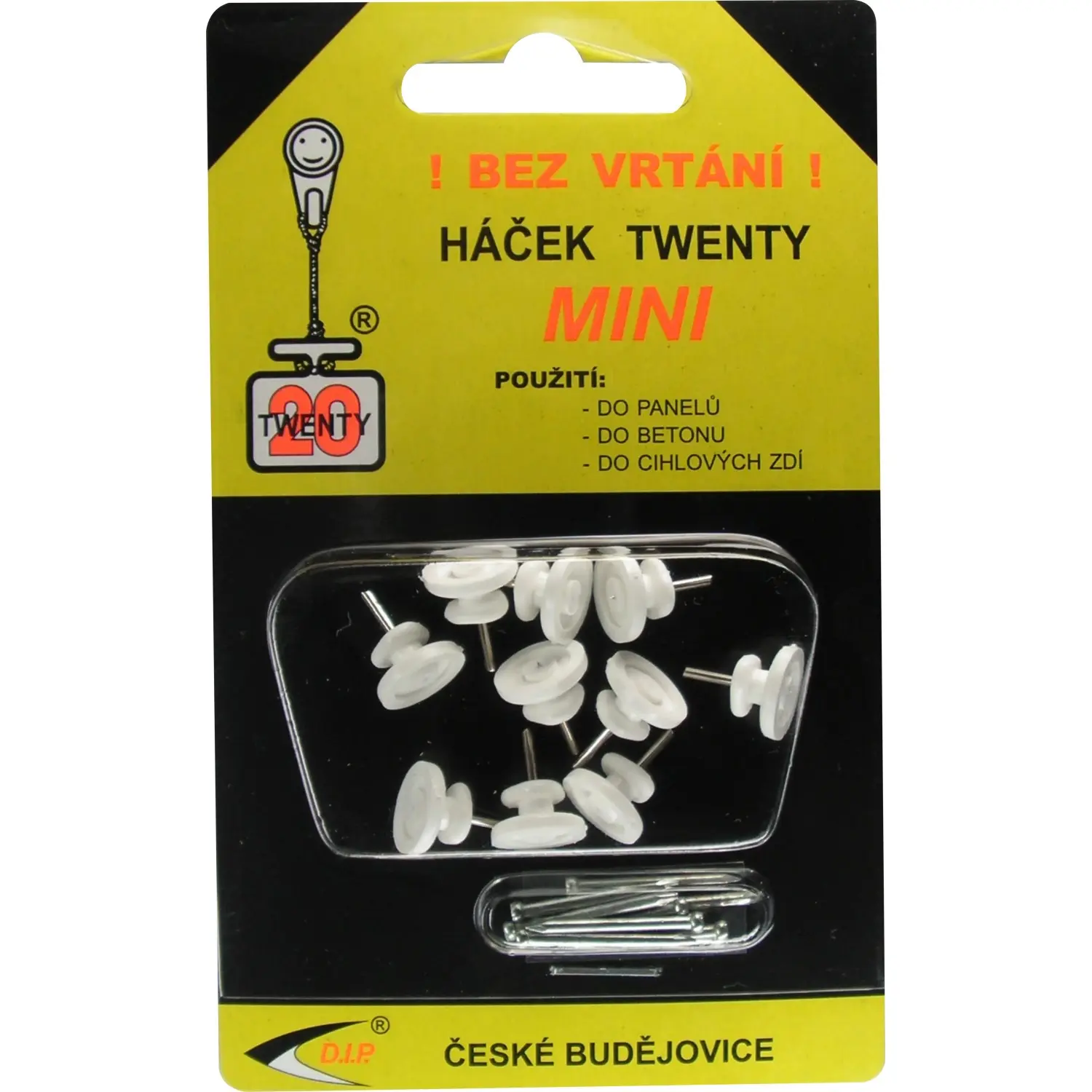 Twenty háček – Mini - 10 ks v blistru